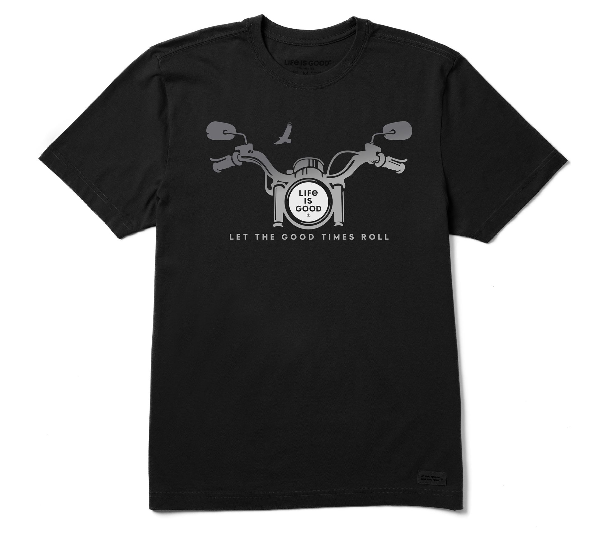 Life is Good Men's Motorcycle Let the Good Times Roll Tee - QVC.com