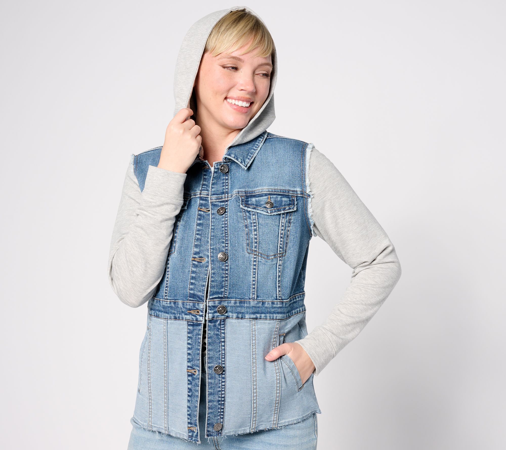 Misses X-Small (2-4) - Jean Jacket - Coats & Jackets 