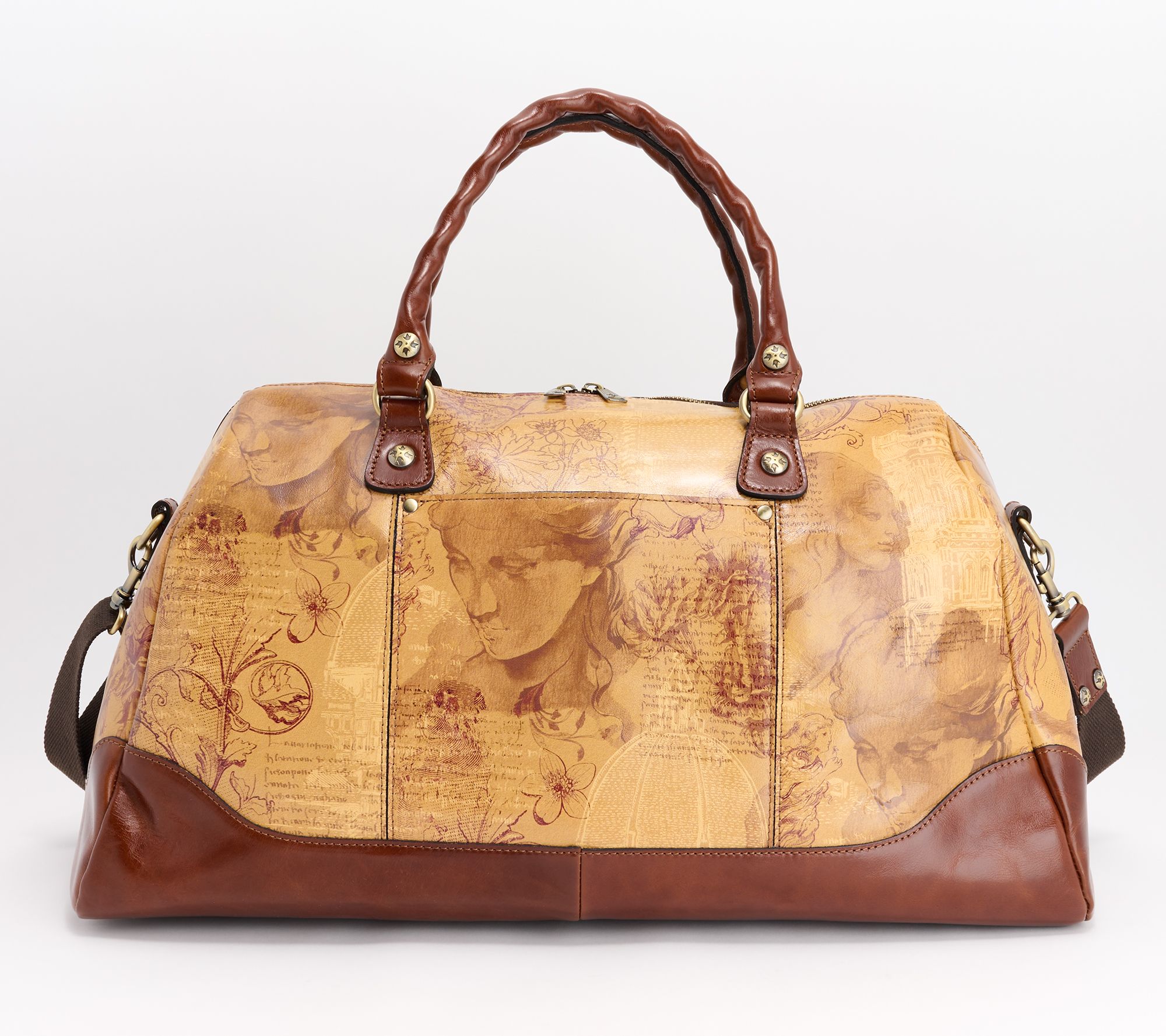Patricia Nash Leather Europa Weekender Bag
