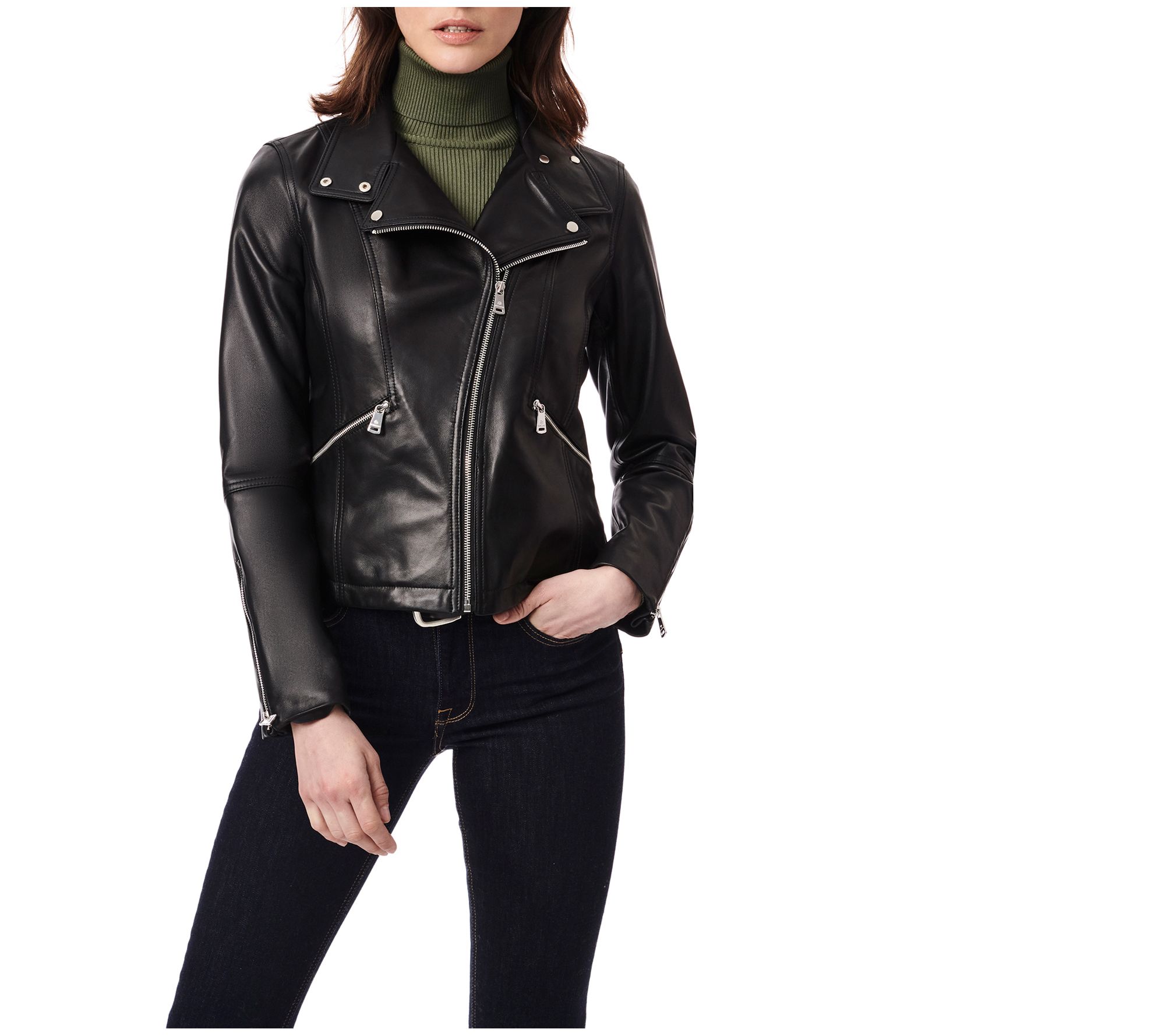 Bernardo fashions clearance leather jacket