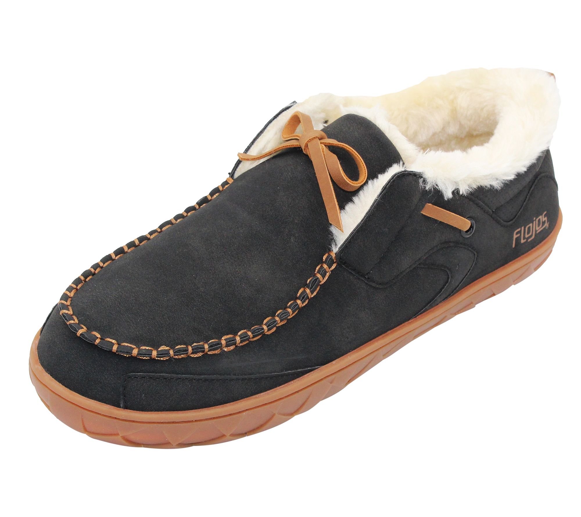 Flojos Unisex Faux Fur Trimmed Slipper - Cancun