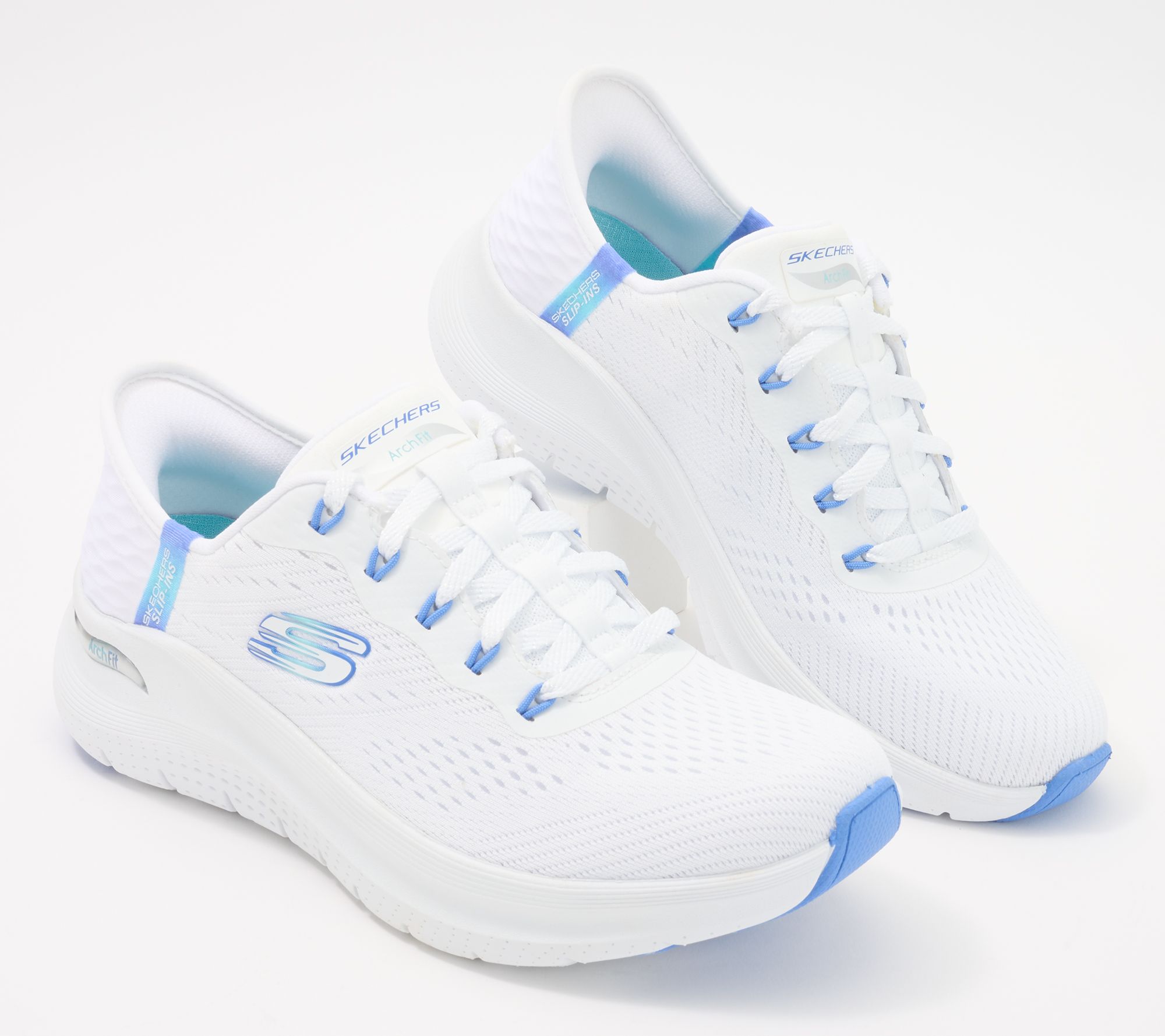 "As Is" Skechers Slip- ins Arch Fit Washable Mesh Sneakers