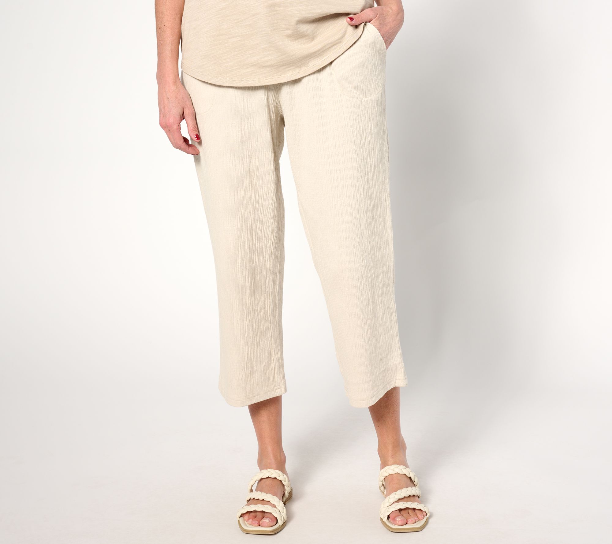 "As Is" Belle by Kim Gravel Reg Packabelle Take Me Away Crop Pant