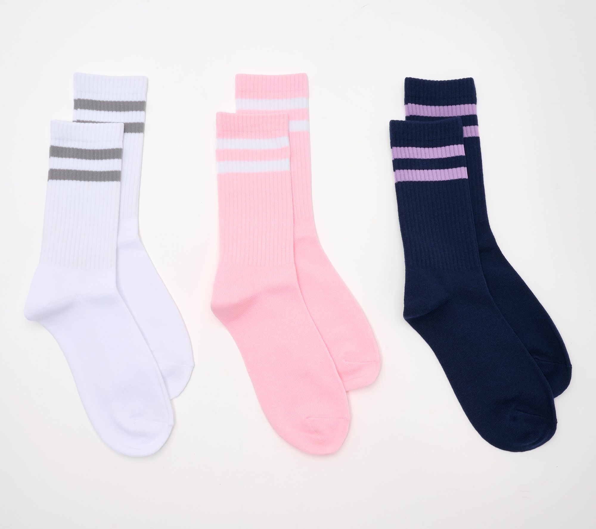 Complliments 3 Pack of Athletic Crew Socks