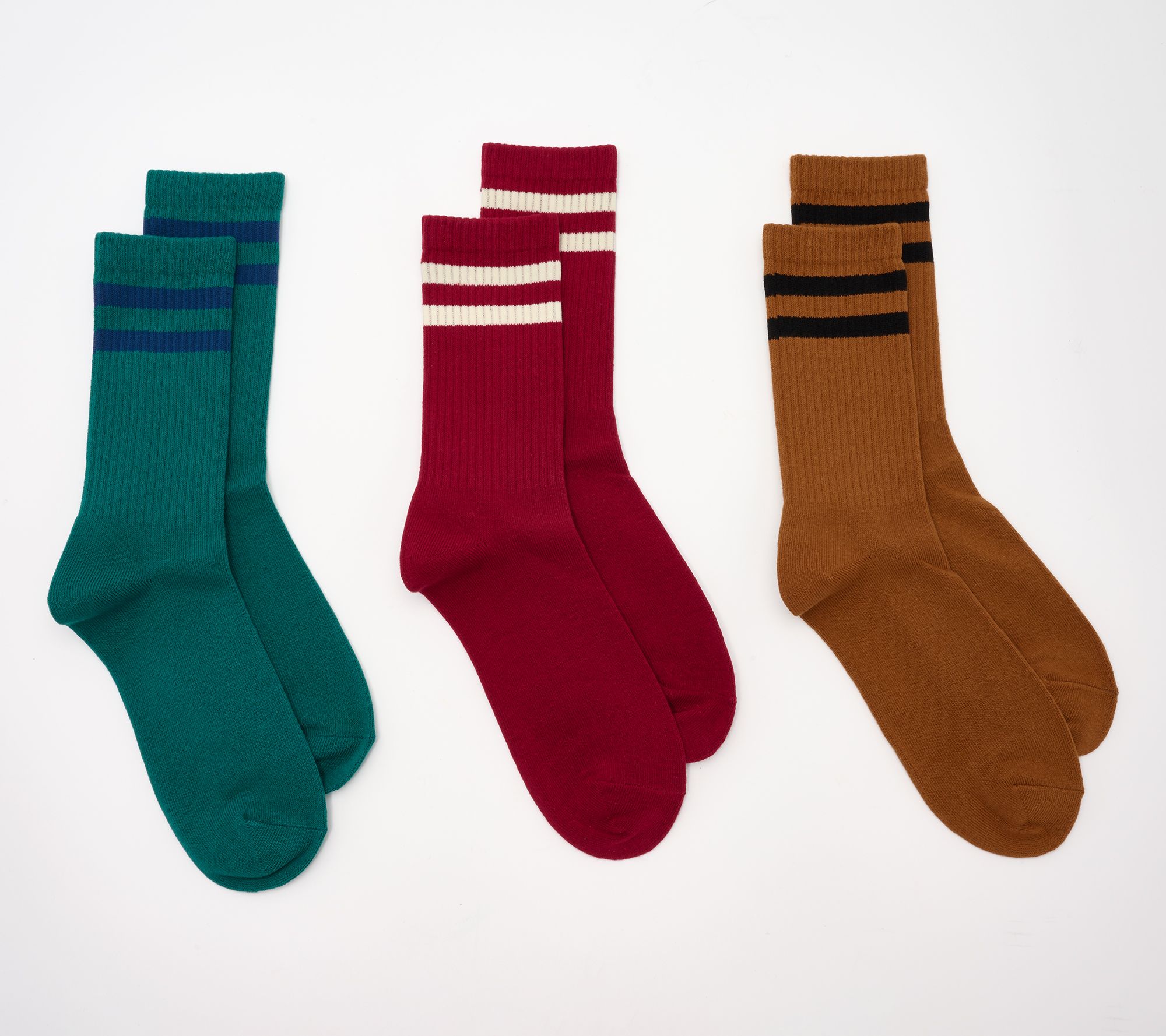 Complliments 3 Pack of Athletic Crew Socks
