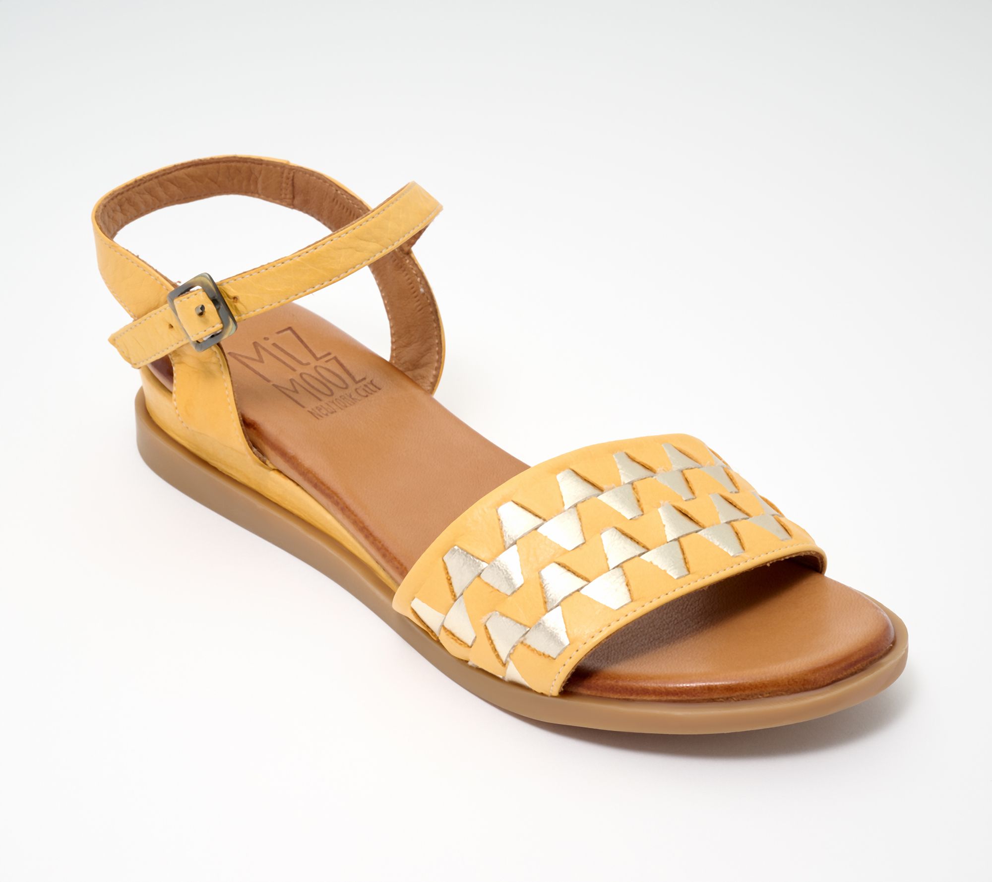 Miz Mooz Leather Ankle Strap Sandals - Willow