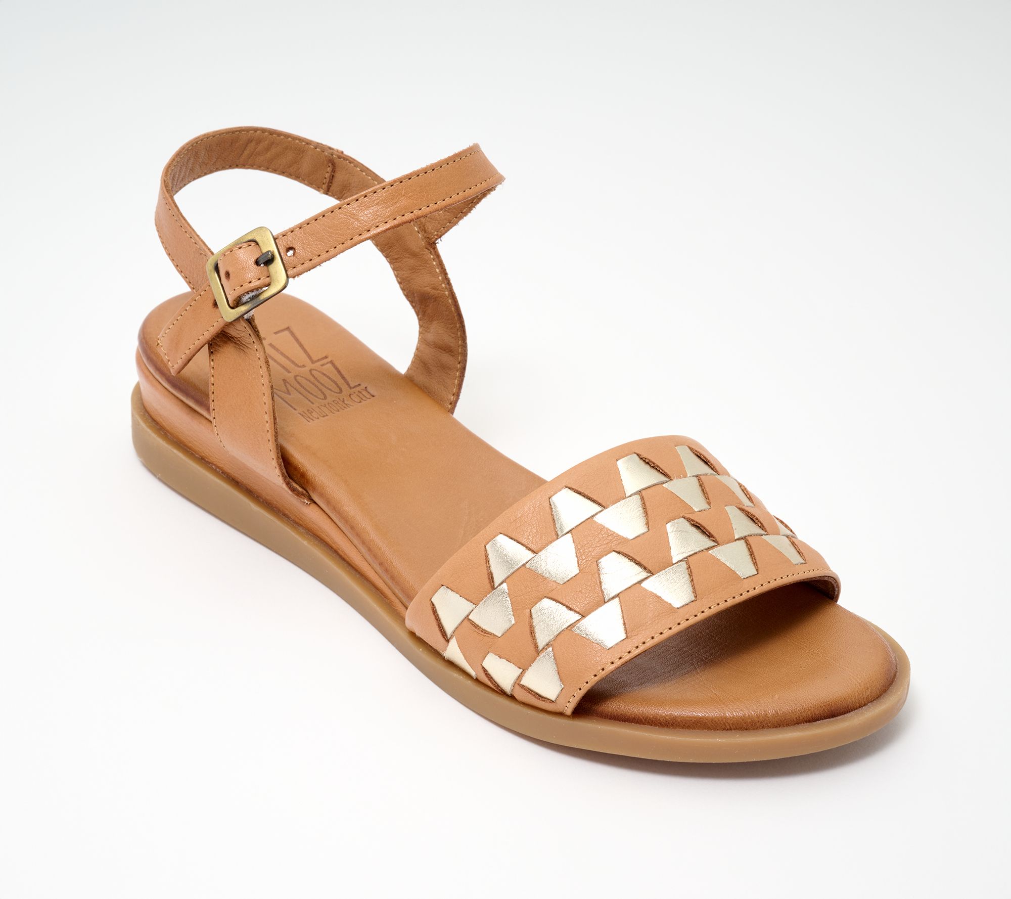 Miz Mooz Leather Ankle Strap Sandals - Willow