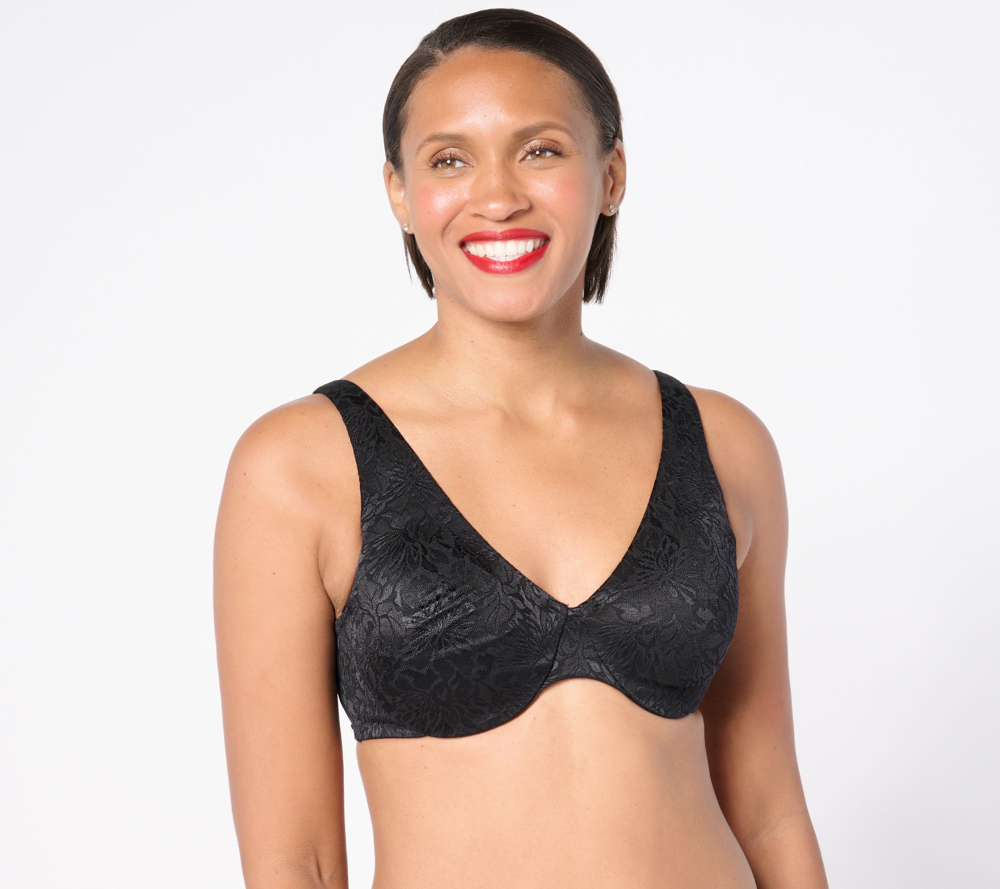 "As Is" Breezies Dahalia Lace Unlined Underwire Bra