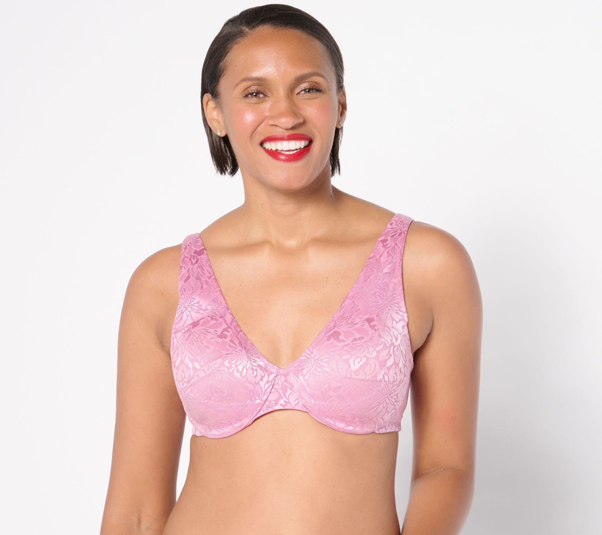 "As Is" Breezies Dahalia Lace Unlined Underwire Bra
