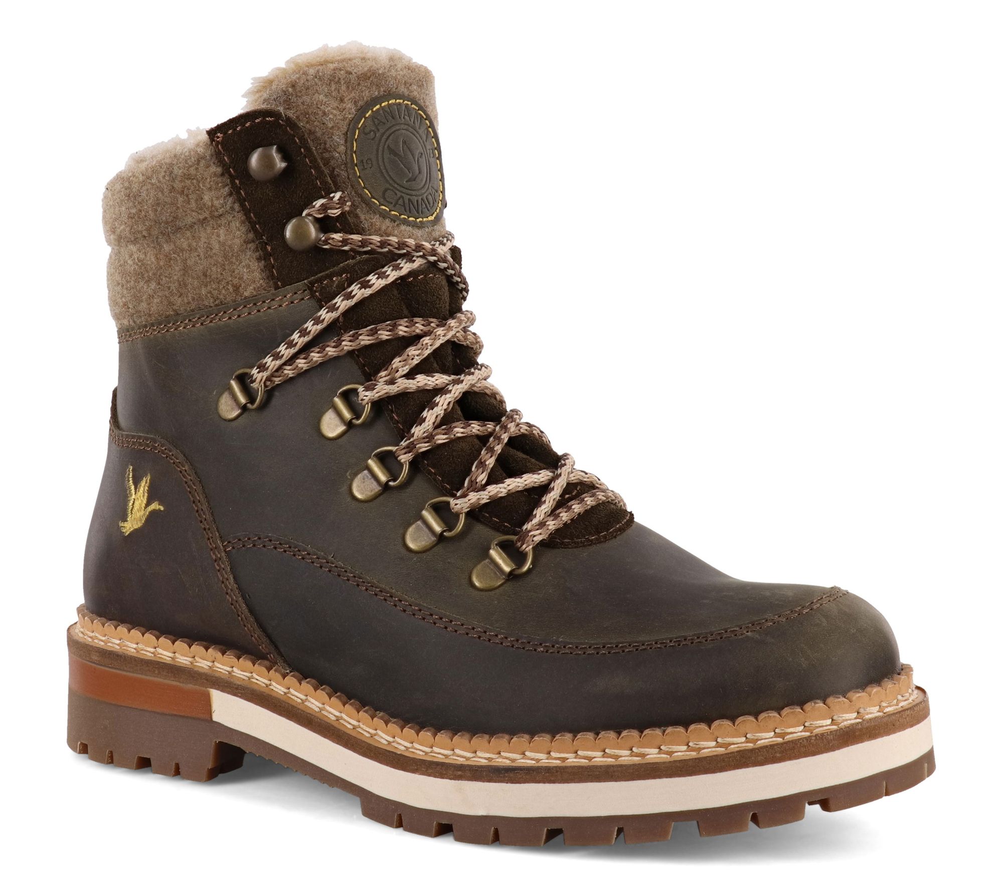 Santana Canada Water Resistant Leather Hiker Bo ot- Cascade