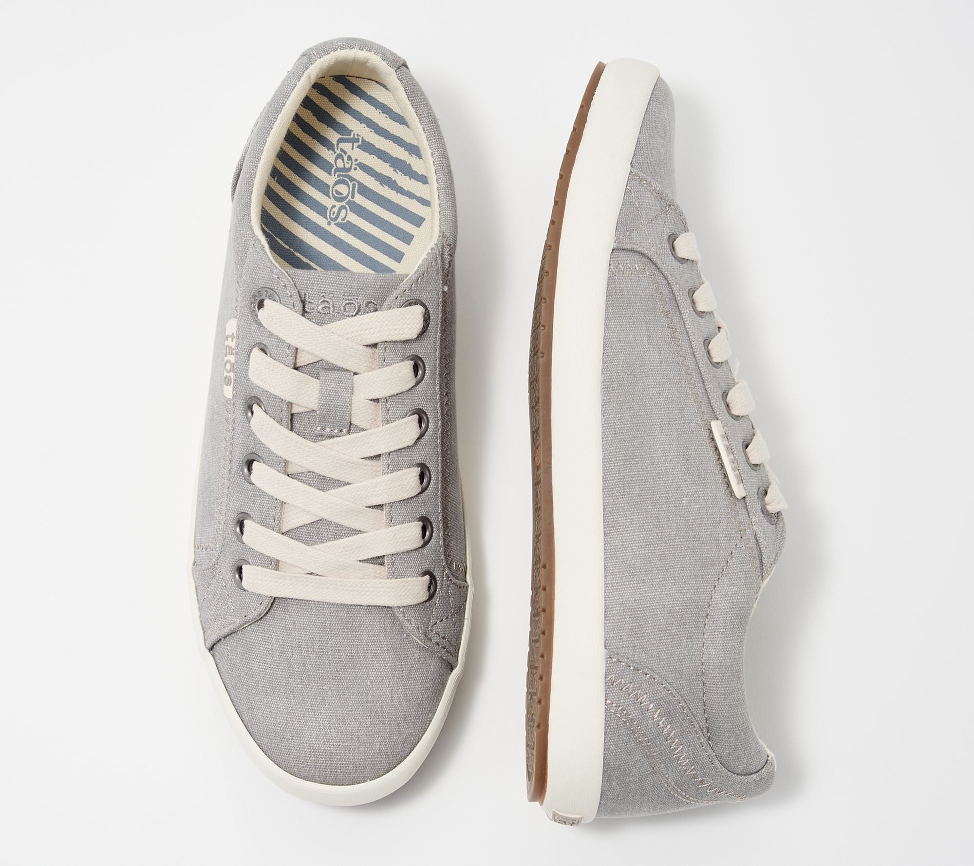 As Is Taos Canvas Lace-Up Sneakers- Star