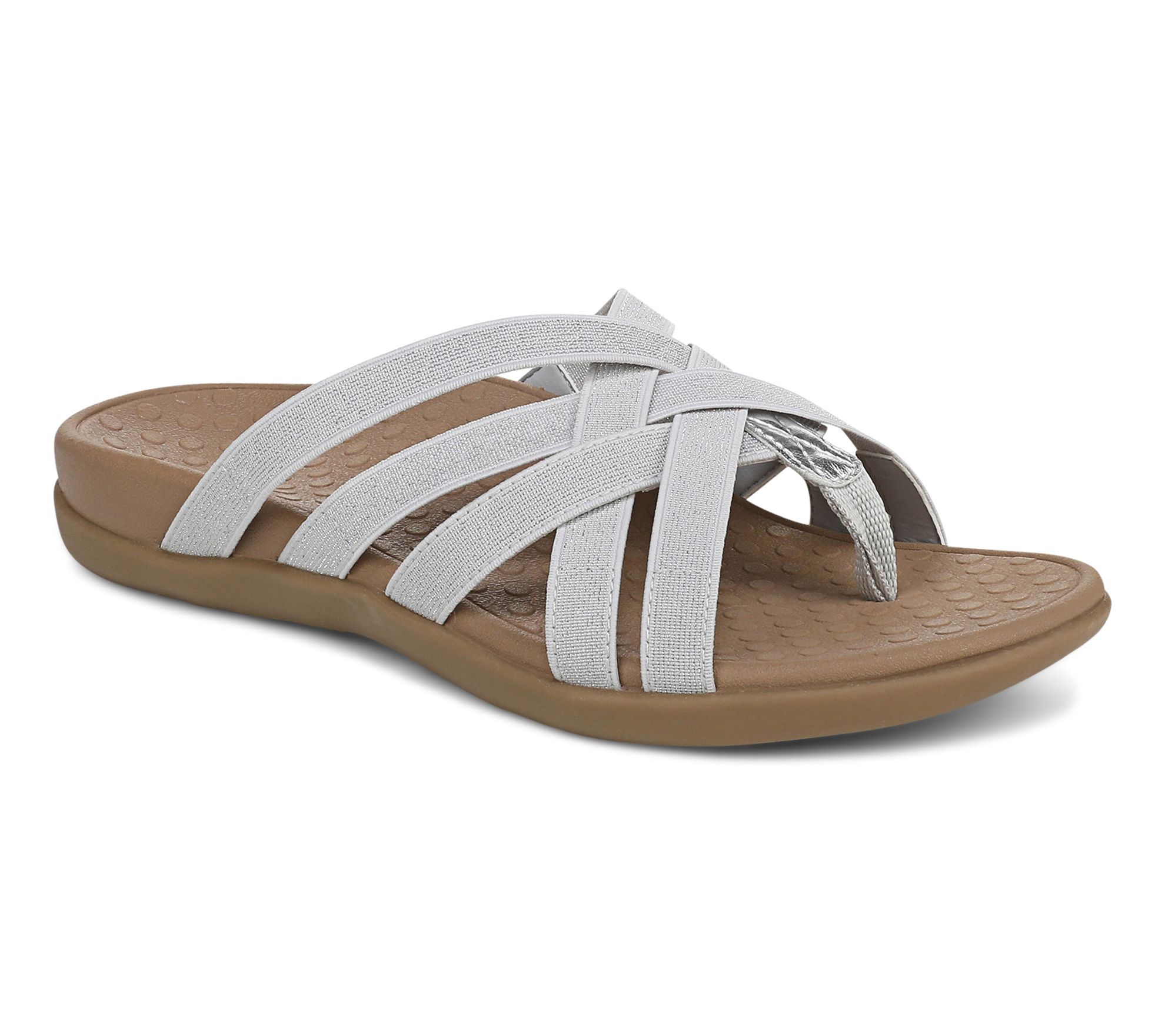 Vionic Woven Stretch Gore Thong Sandals - Tia