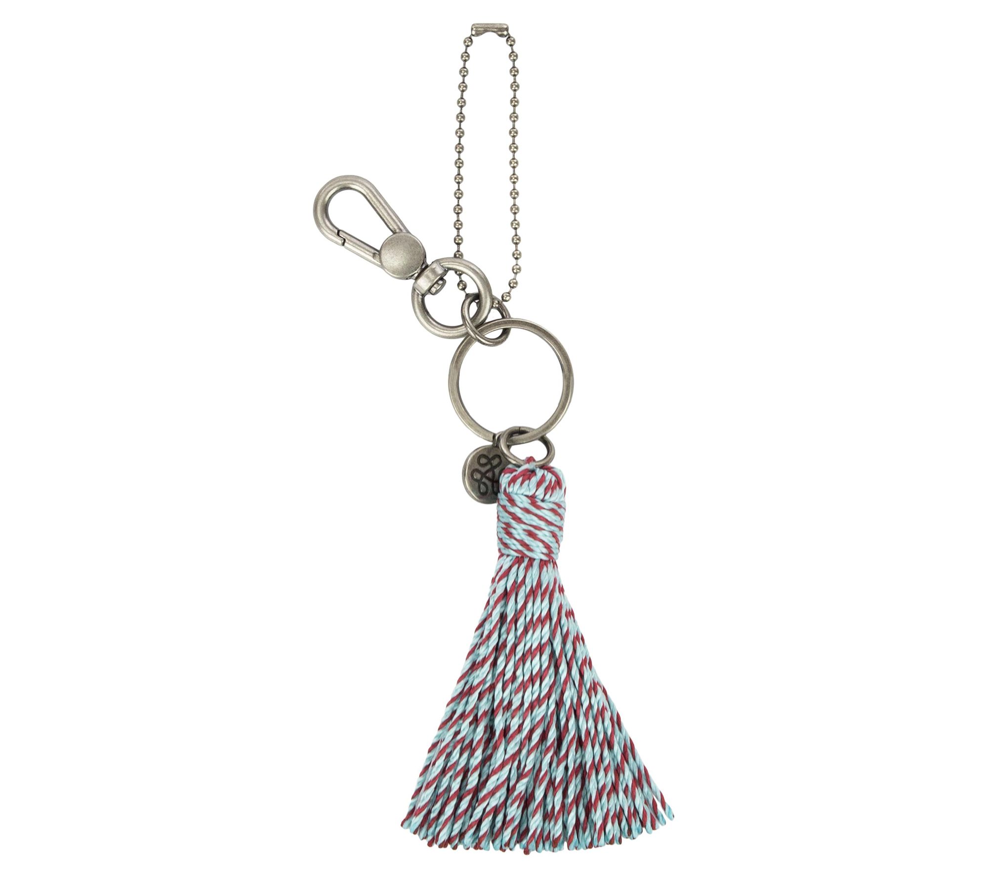 The Sak Crochet Small Tassel Dangle Bag Charm
