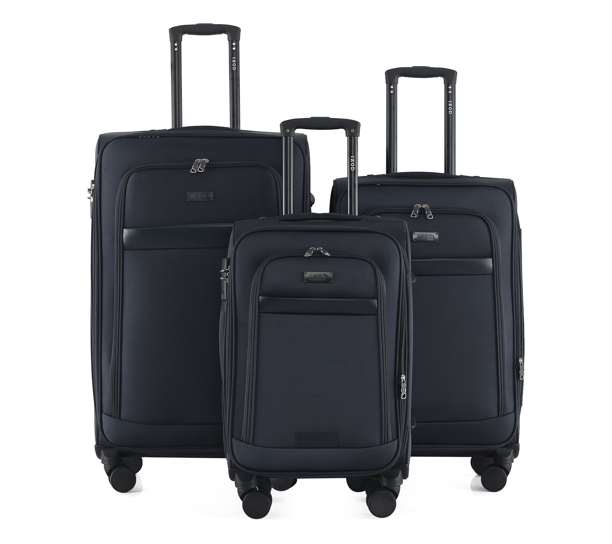 IZOD Noah Soft Shell 3-Piece Luggage Set - 20/24/28"