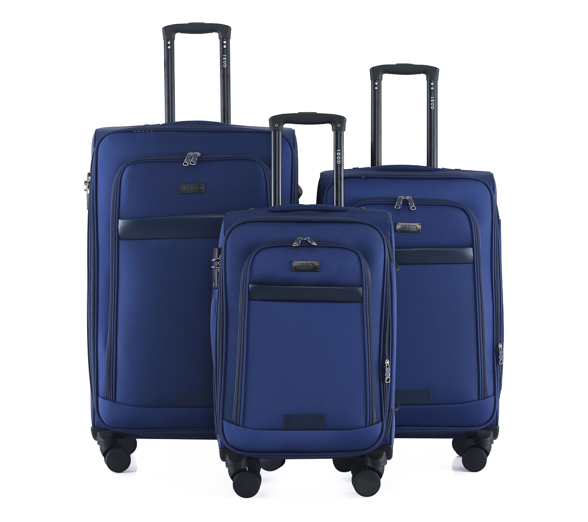 IZOD Noah Soft Shell 3-Piece Luggage Set - 20/24/28"