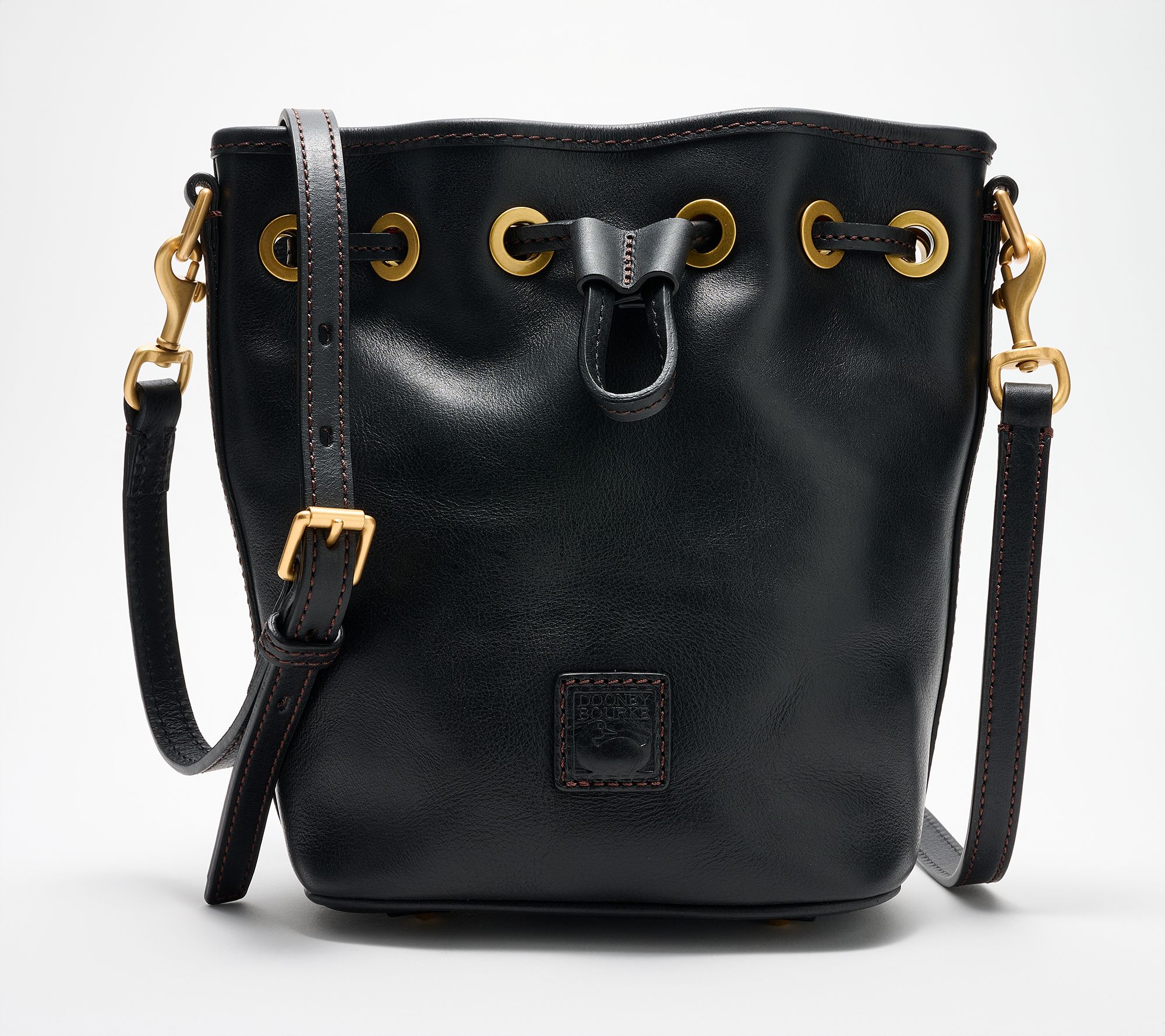 Dooney & Bourke Florentine Leather Small Drawstring Crossbody