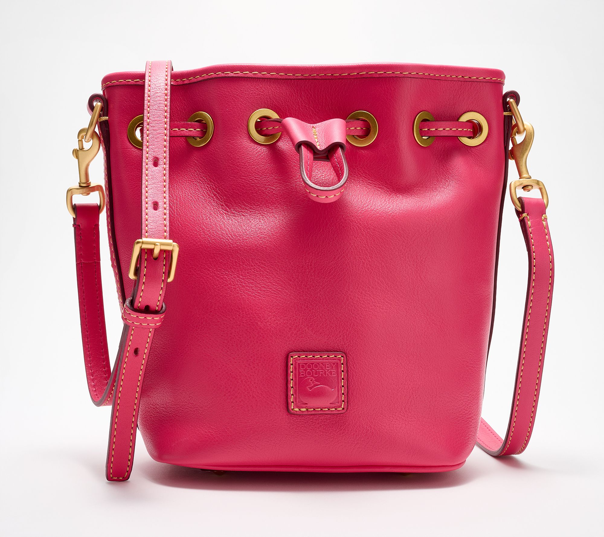 Dooney & Bourke Florentine Leather Small Drawstring Crossbody