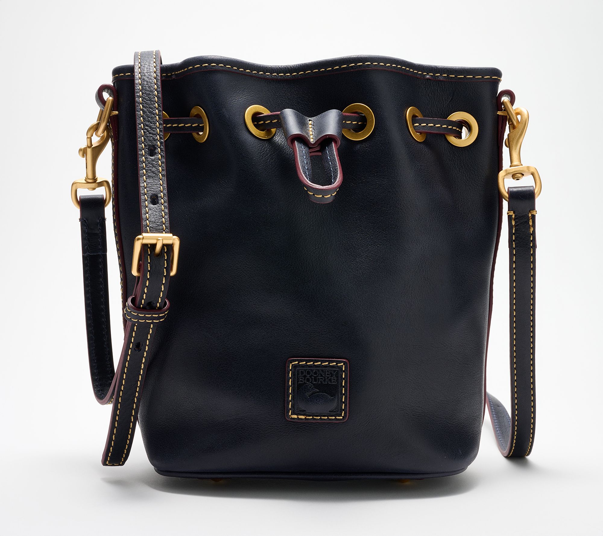 Dooney & Bourke Florentine Leather Small Drawstring Crossbody
