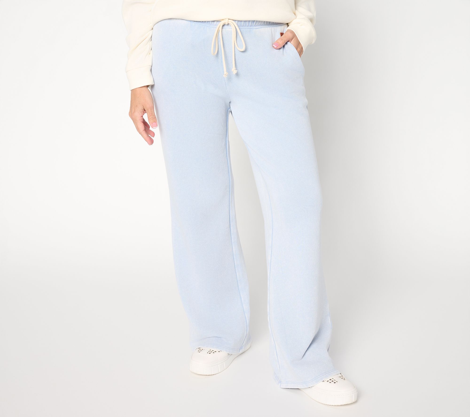 Peace Love World Regular French Terry Full Length Pants