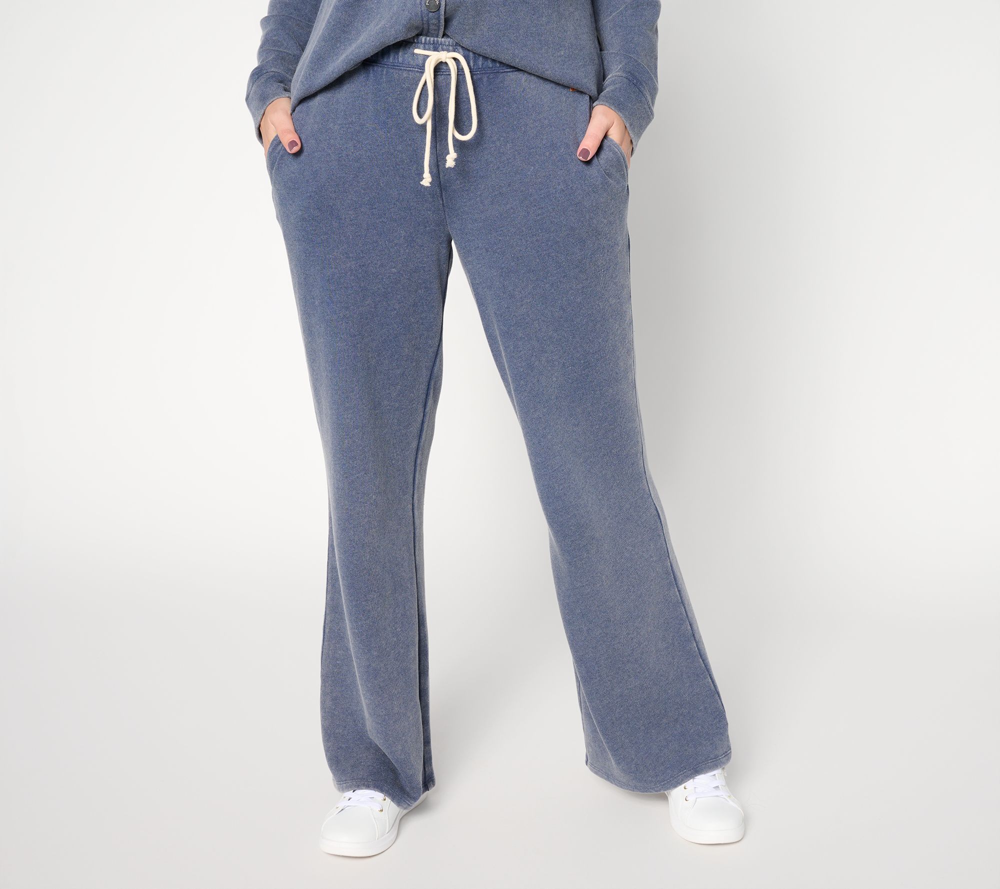 Peace Love World Regular French Terry Full Length Pants