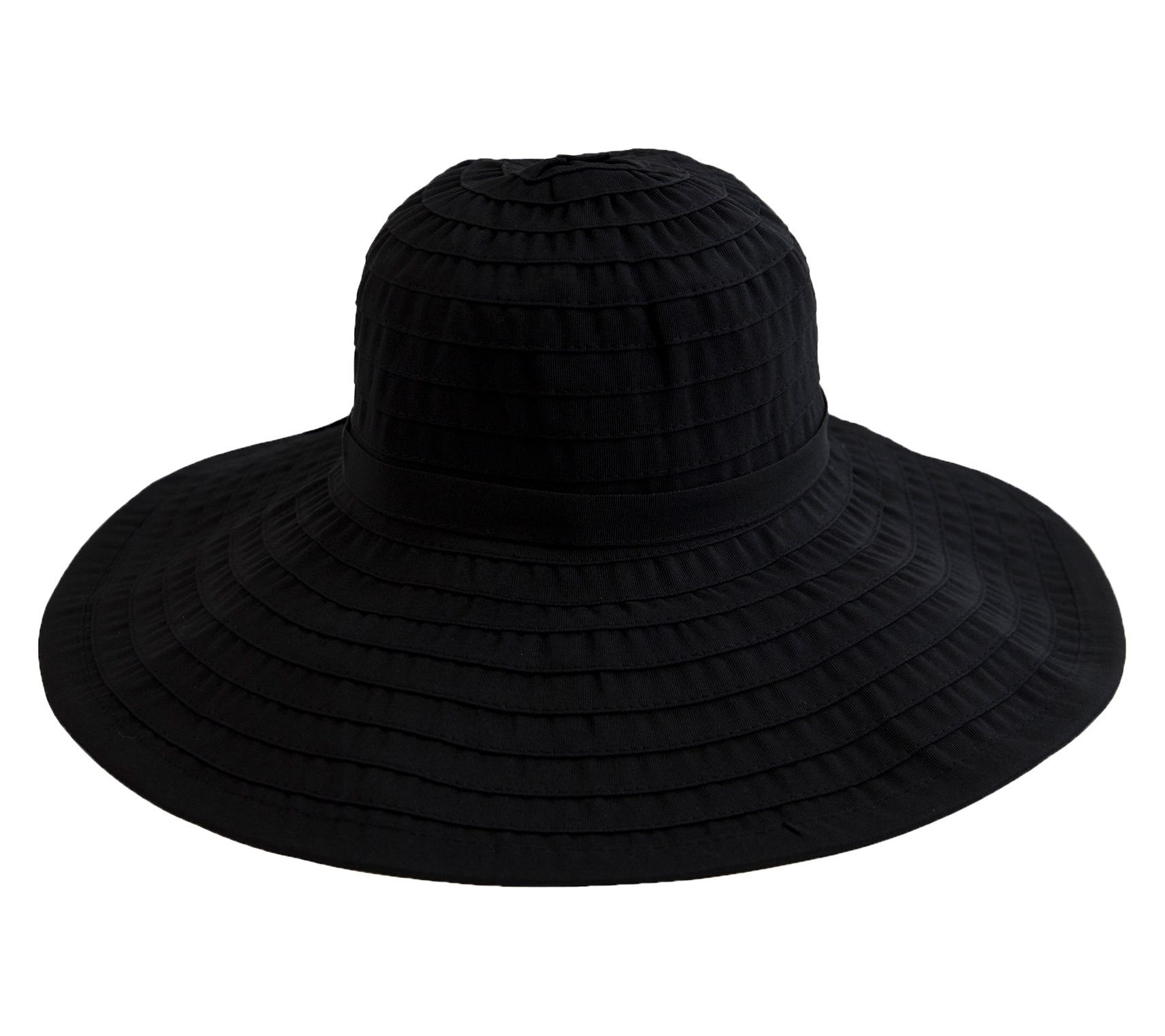 San Diego Hat Co. Large Brim Ribbon Hat with Bow