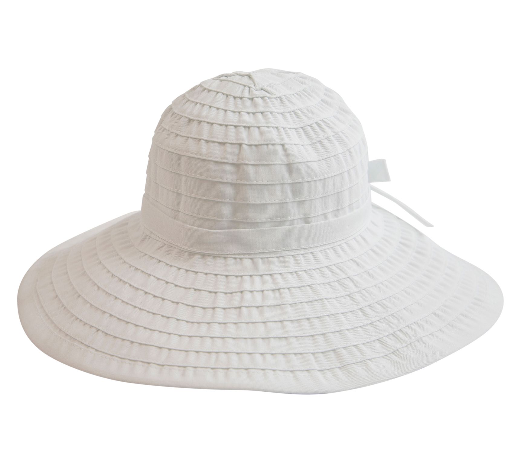 San Diego Hat Co. Large Brim Ribbon Hat with Bow