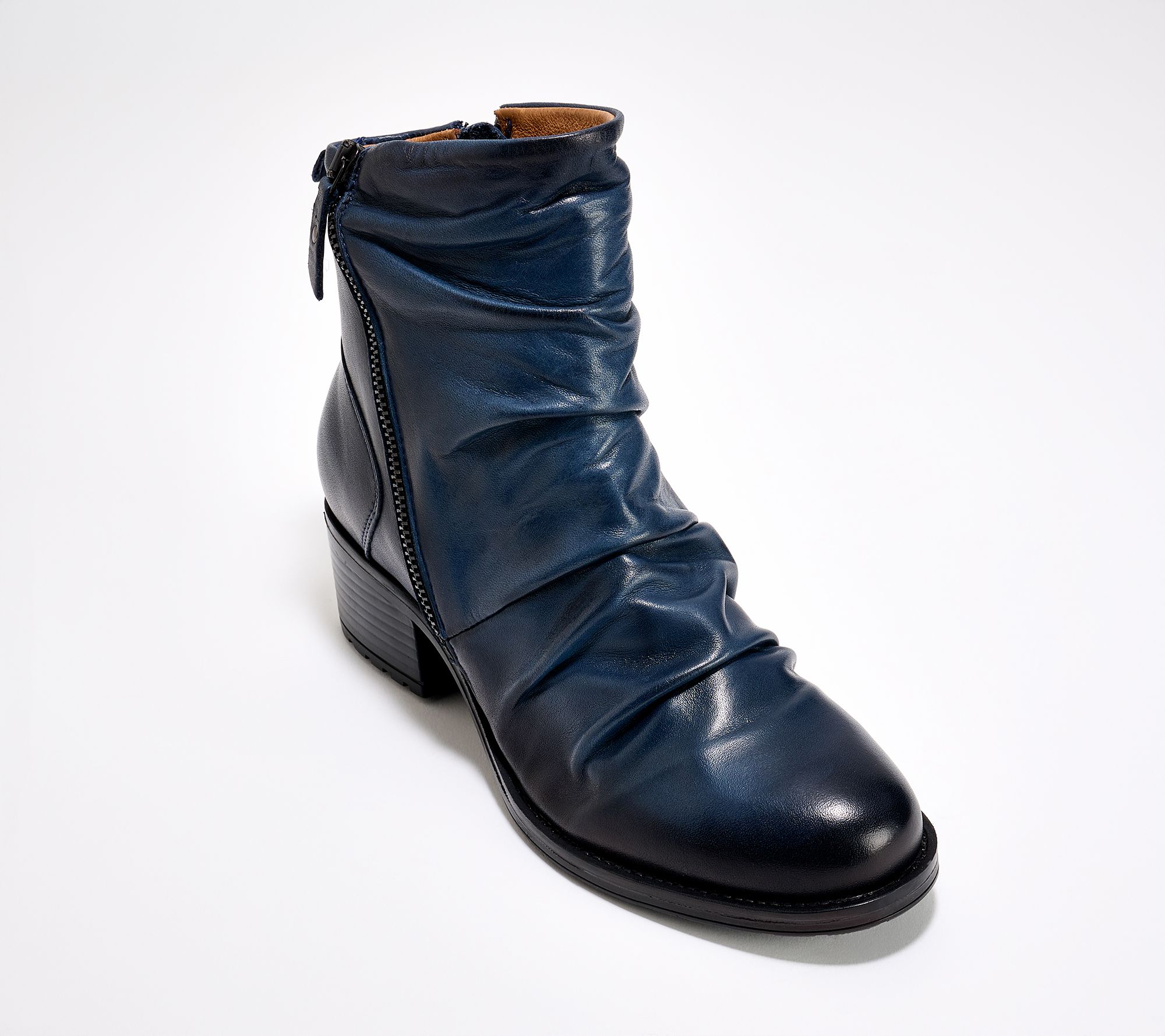 Miz Mooz Leather Heeled Ankle Boots - Juliena