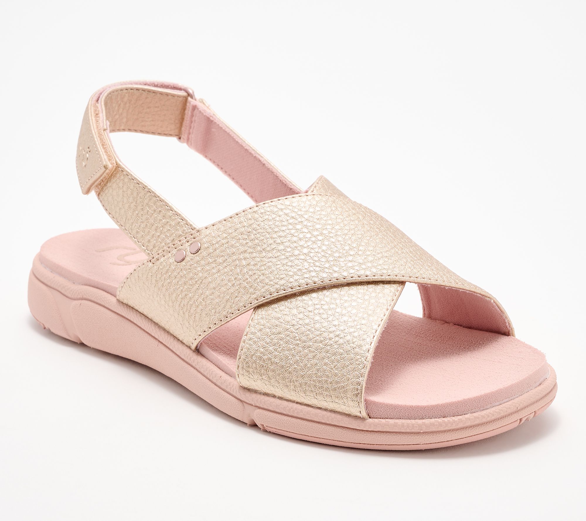 "As Is" Ryka Cross Band Adjustable Sandals- Marvelous