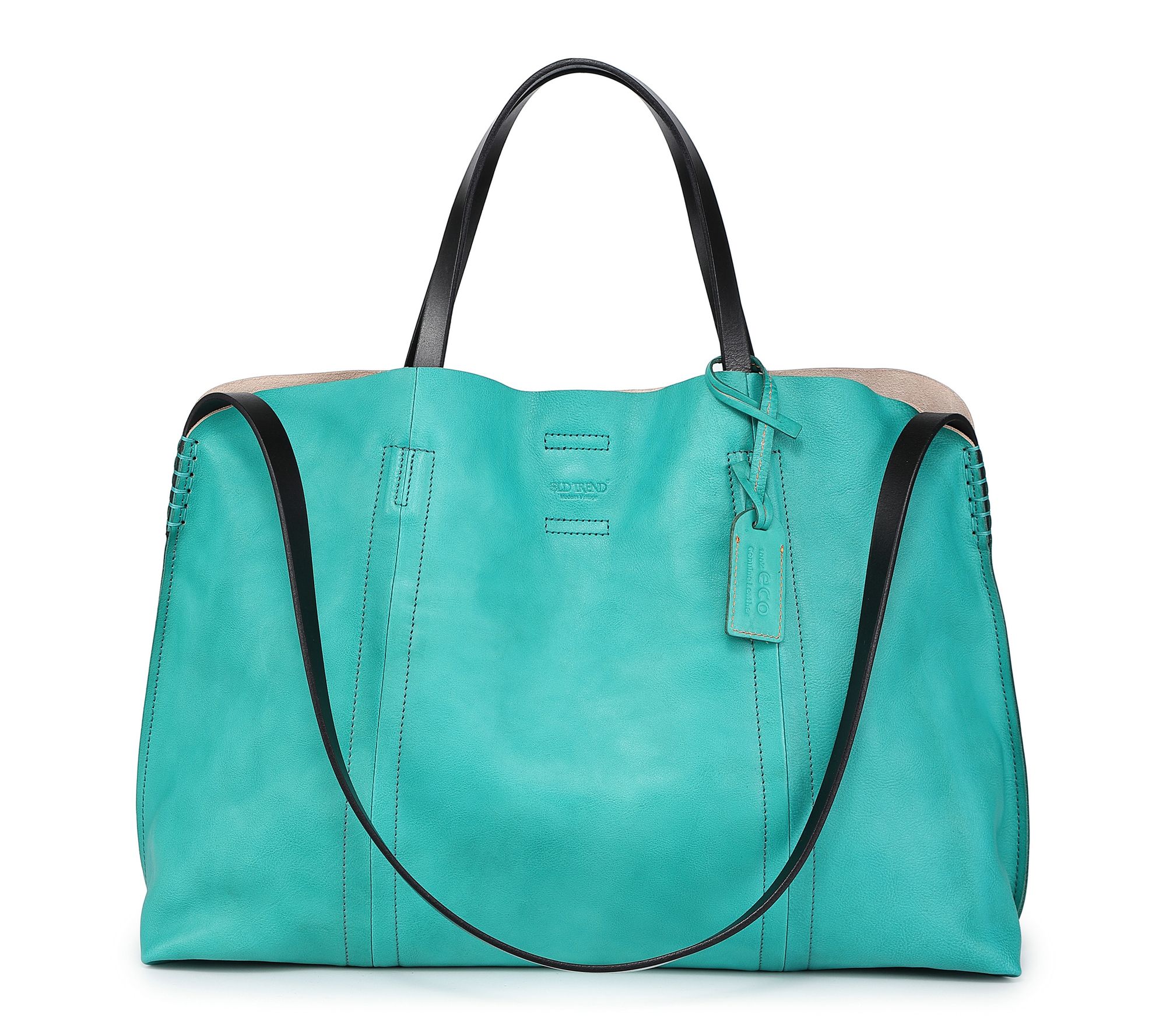 Old Trend Forest Island Leather Tote w/ Detachable Insert