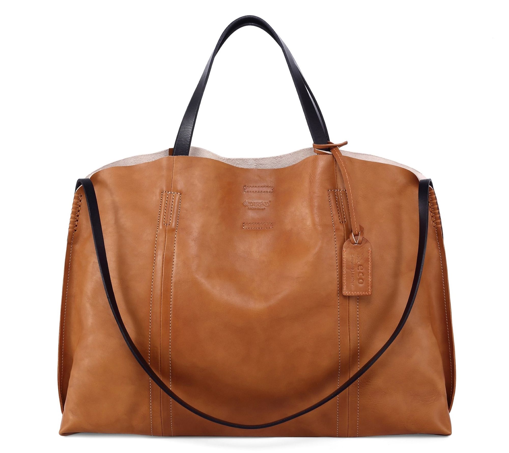 Old Trend Forest Island Leather Tote w/ Detachable Insert