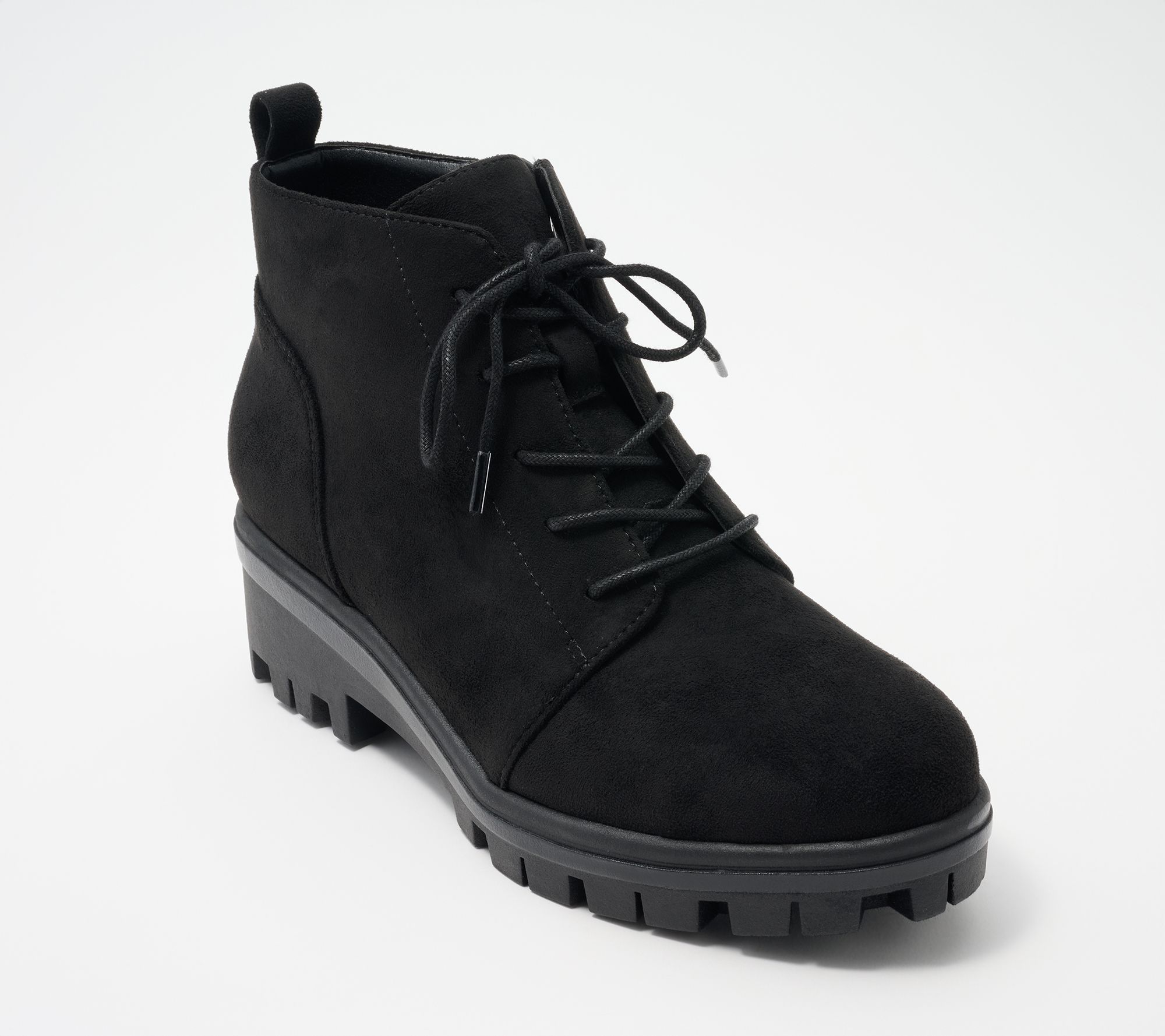 White Mountain Lace-Up Ankle Boots - Tariq