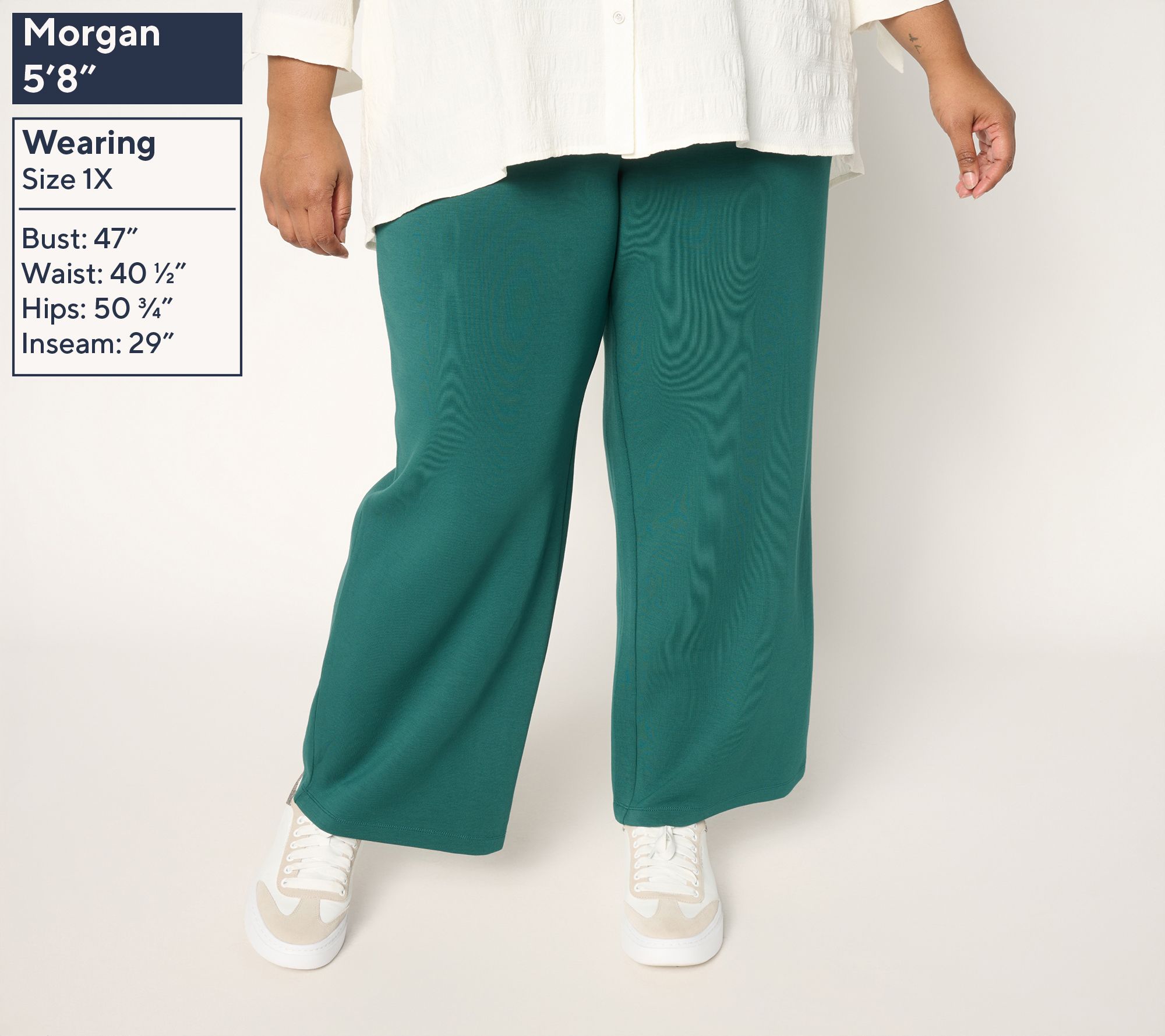 Belle by Kim Gravel ScubaLuxe Le Chic Pant - QVC.com