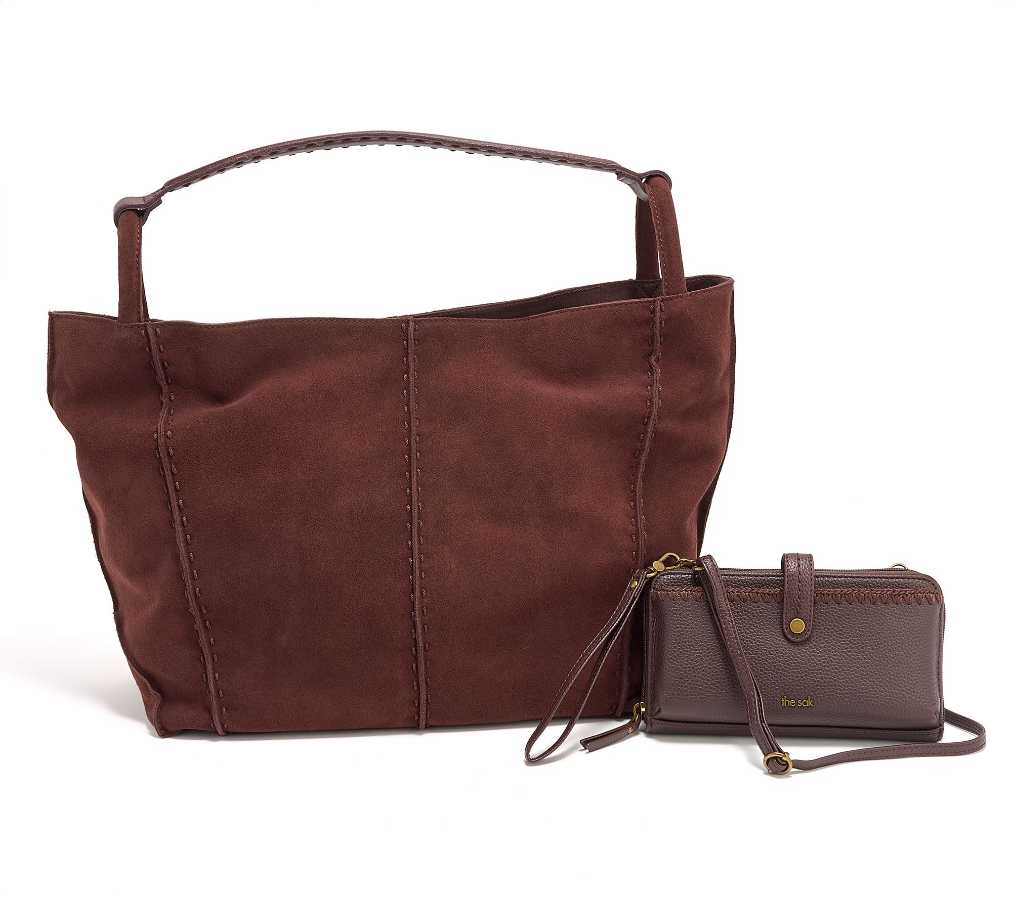 The Sak Los Feliz Large Leather Tote & Iris Phone Crossbody Set
