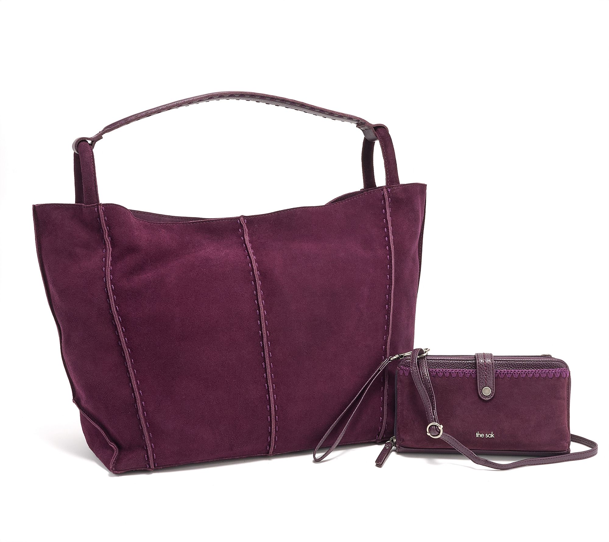 The Sak Los Feliz Large Leather Tote & Iris Phone Crossbody Set