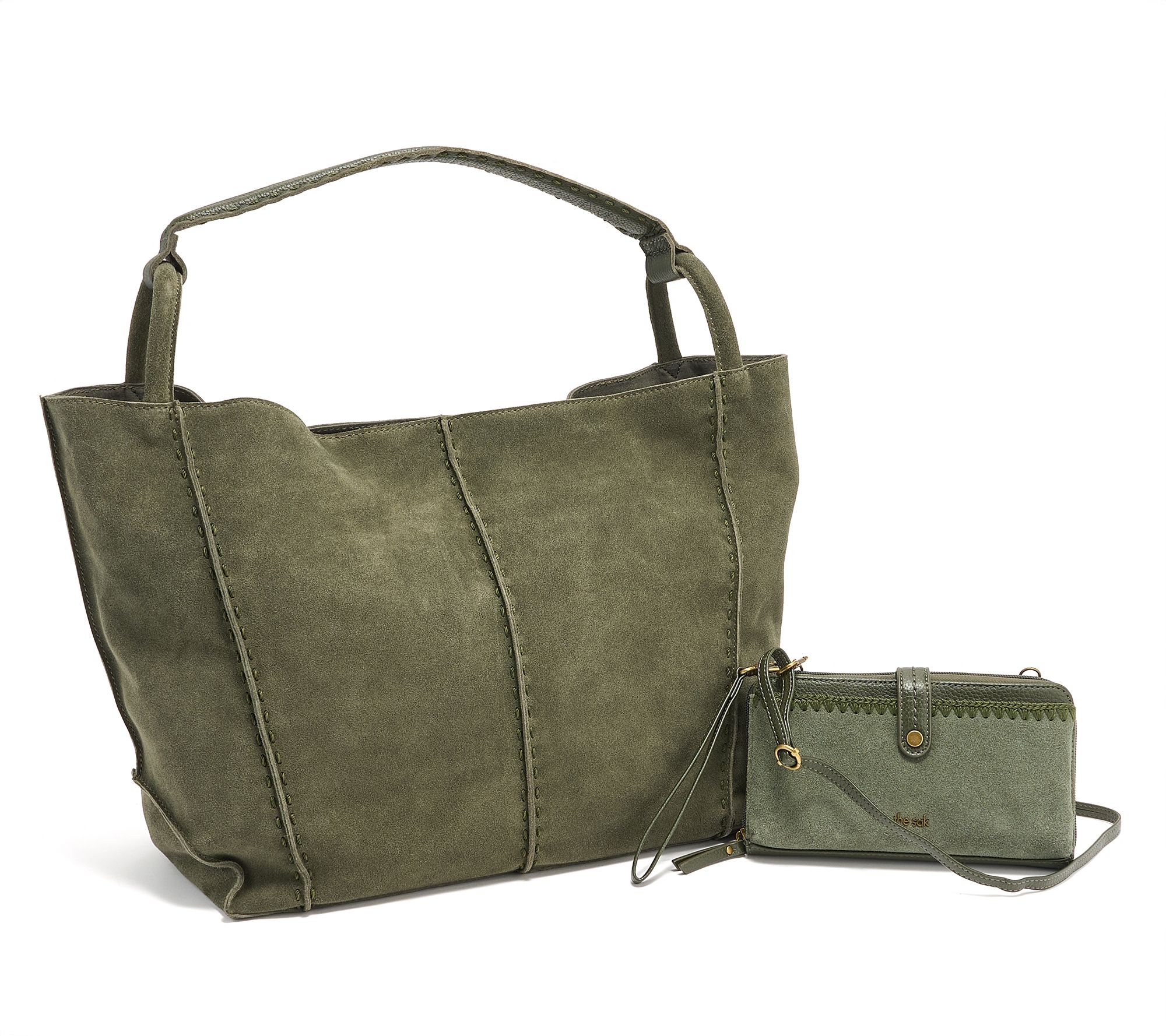 The Sak Los Feliz Large Leather Tote & Iris Phone Crossbody Set