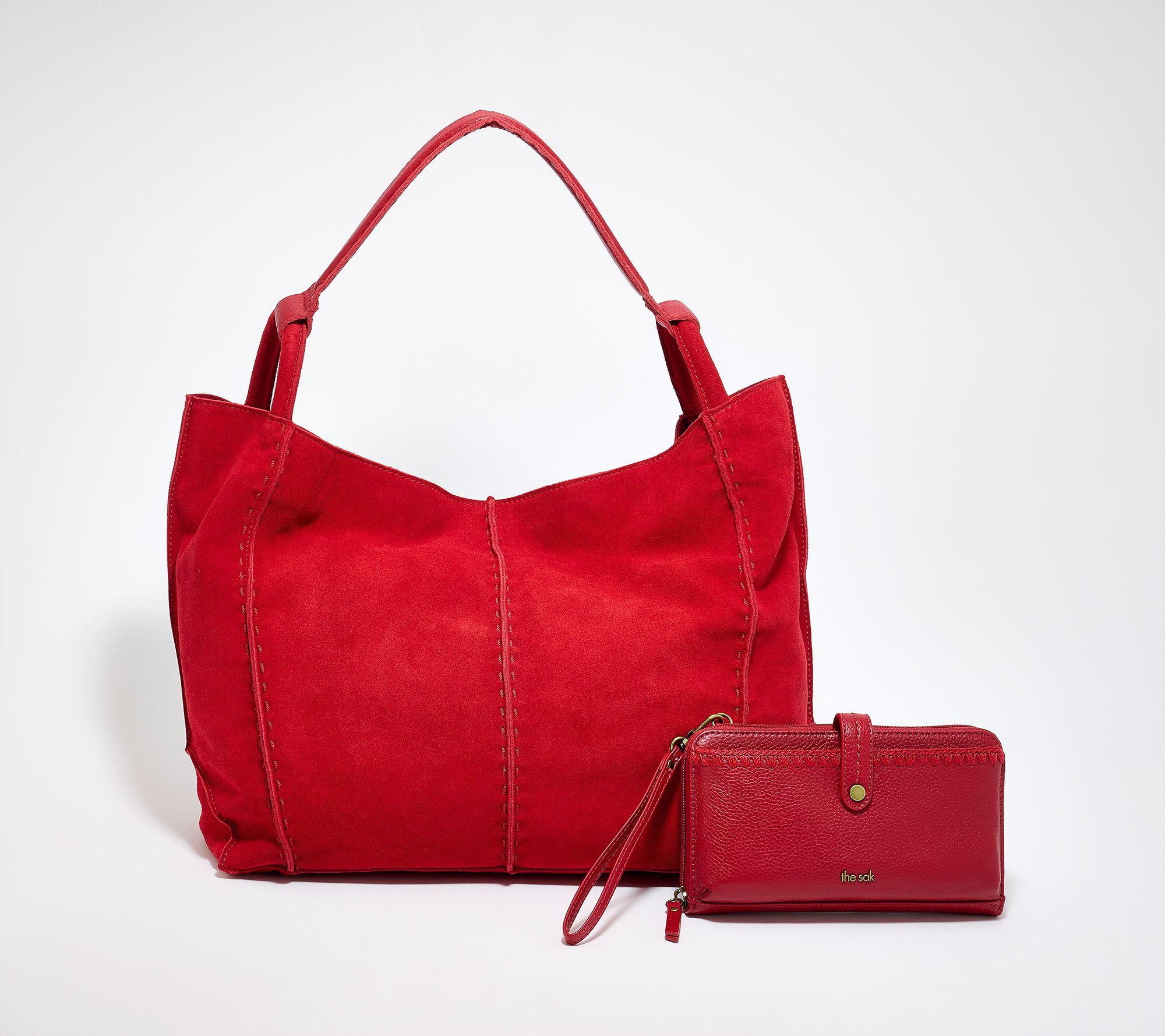 The Sak Los Feliz Large Leather Tote & Iris Phone Crossbody Set