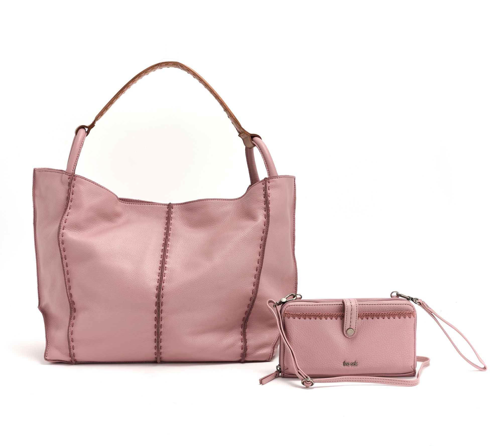 The Sak Los Feliz Large Leather Tote & Iris Phone Crossbody Set