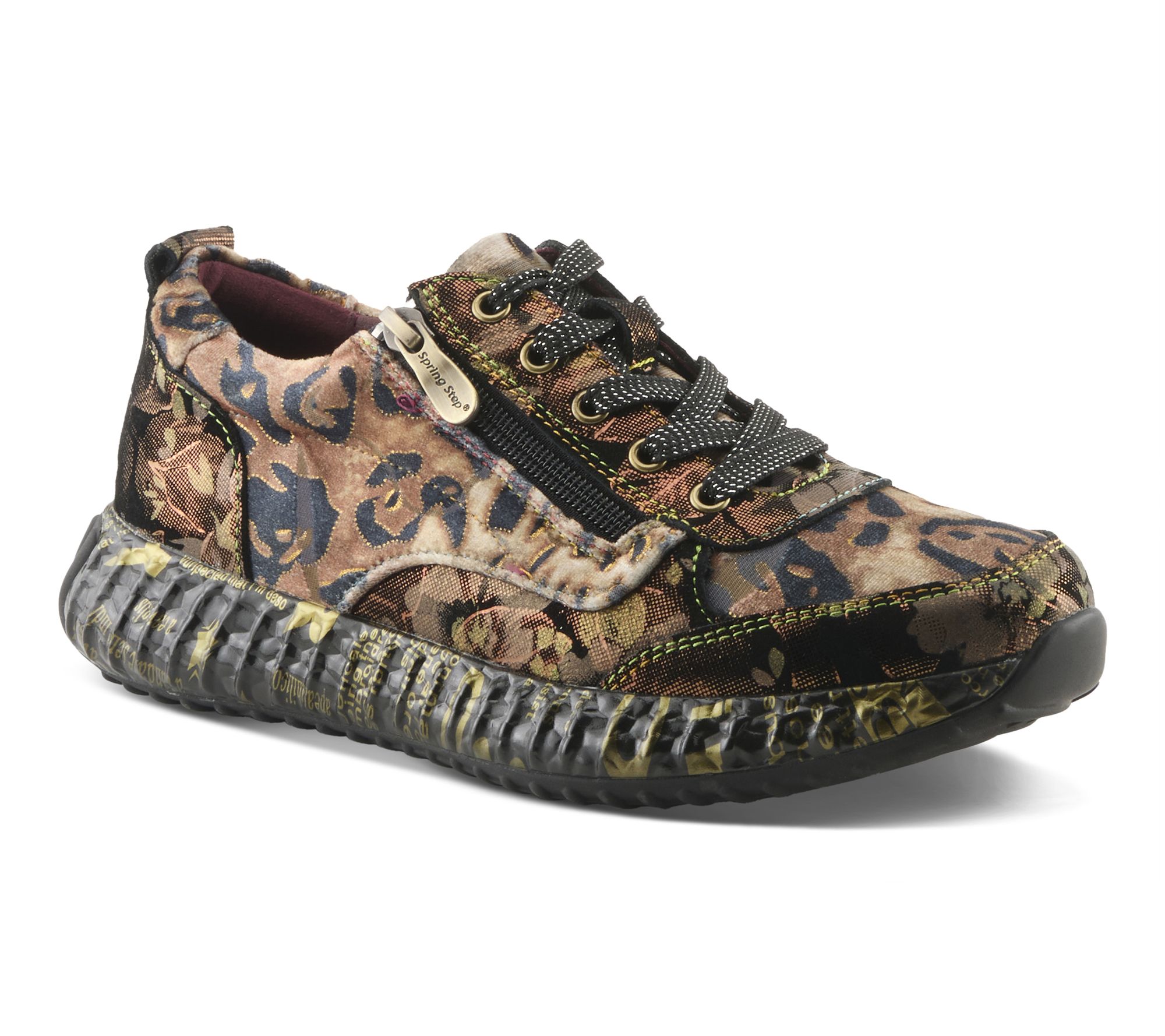 L'Artiste by Spring Step Leather Sneakers - Javana-Leo