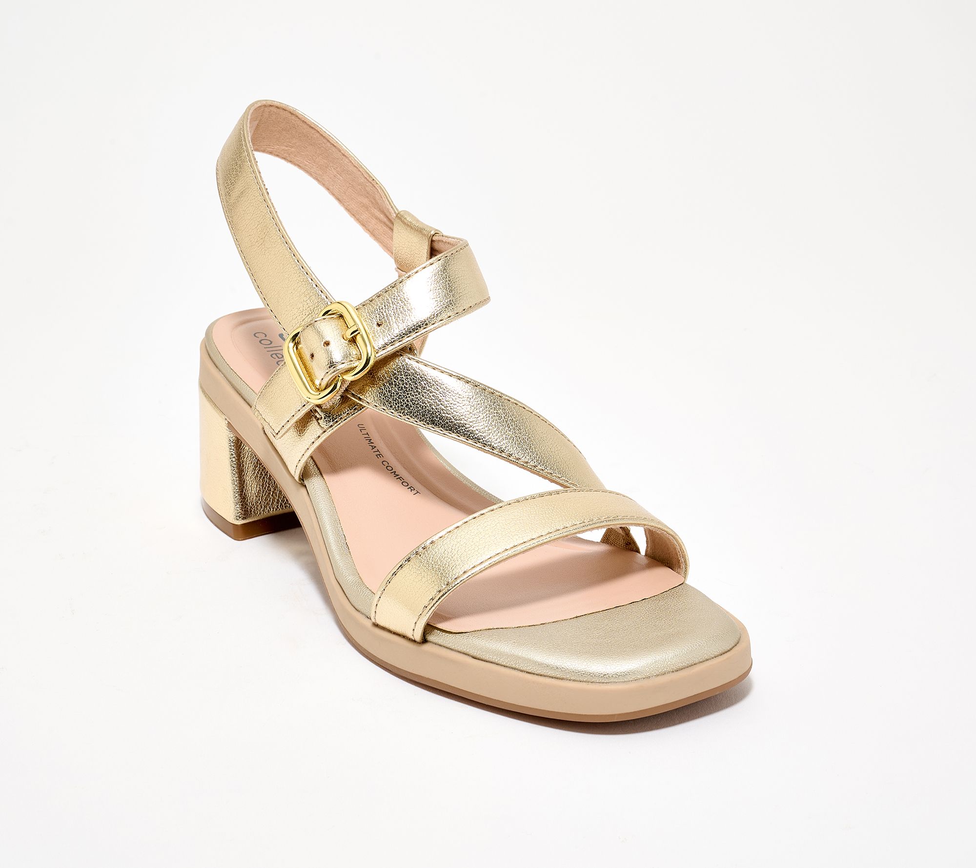 Clarks Collection Leather Heeled Sandals -Jaylan Sol