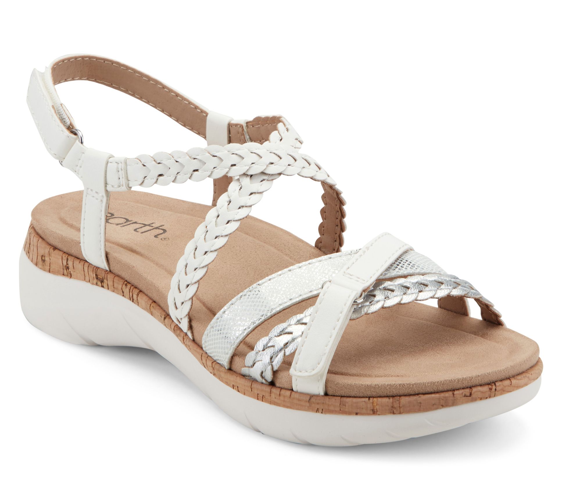 Earth Braided Adjustable Strappy Sandals -Riser
