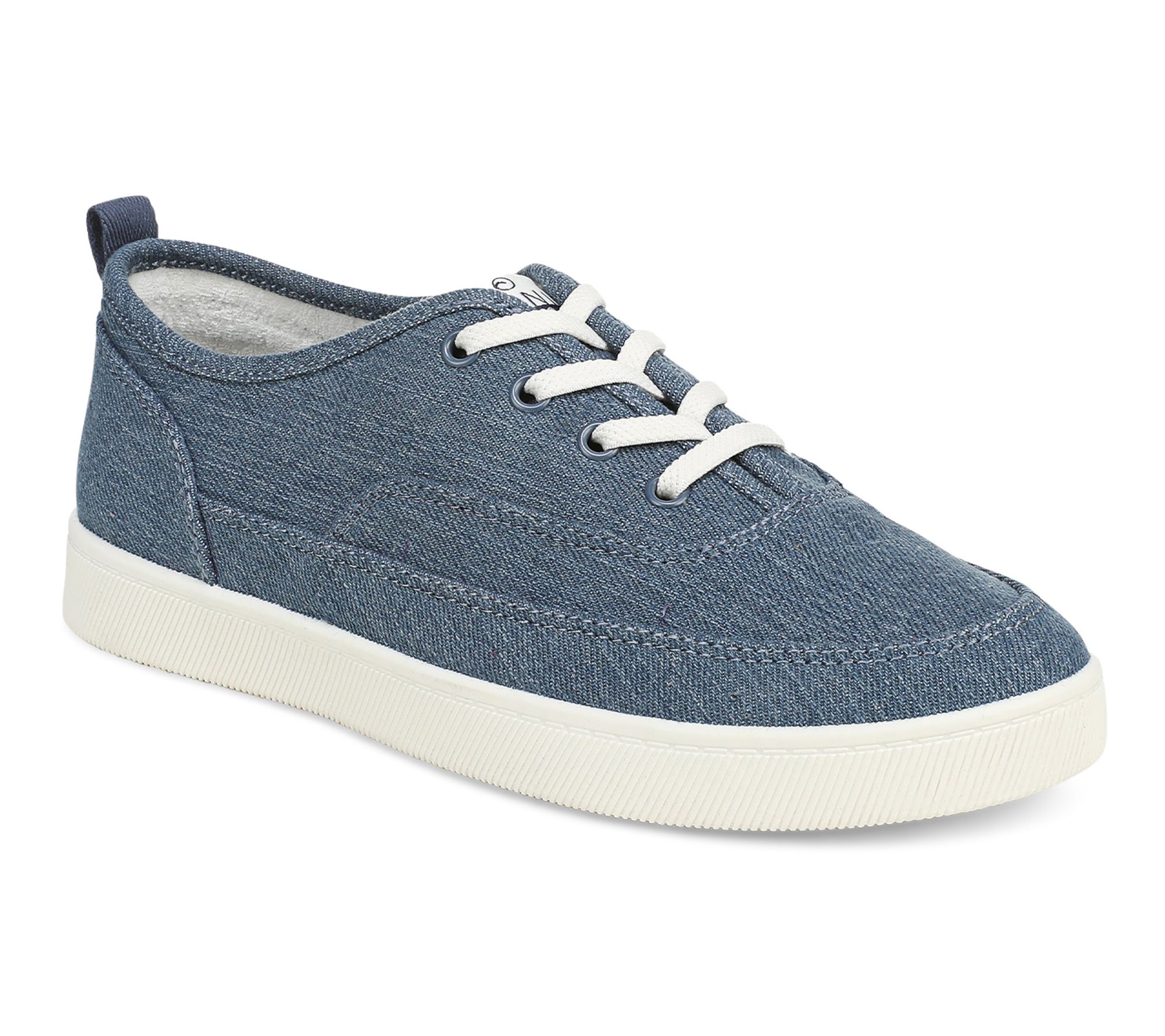 Vionic Beach Canvas Lace Up Sneakers - Cyan