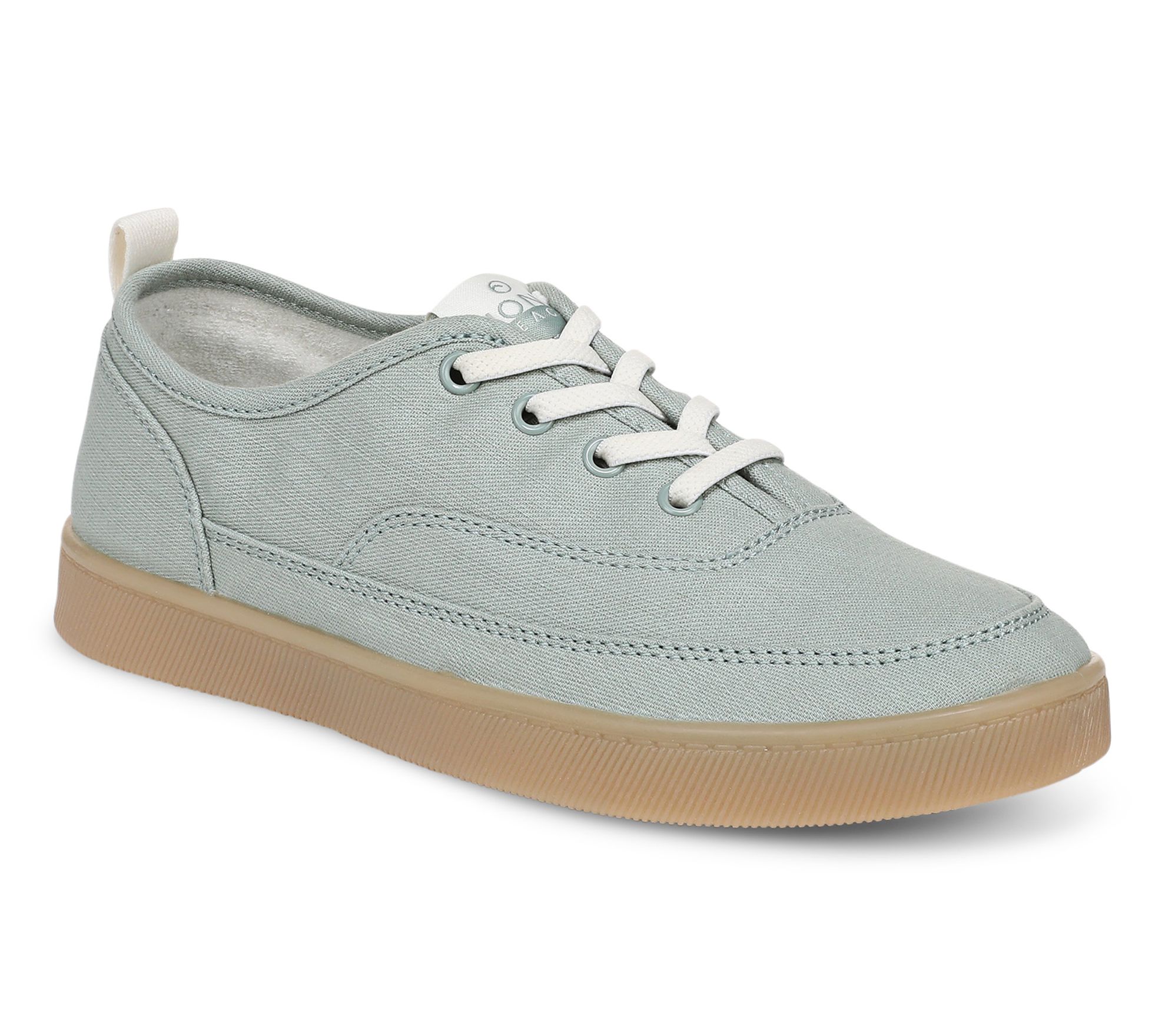 Vionic Beach Canvas Lace Up Sneakers - Cyan