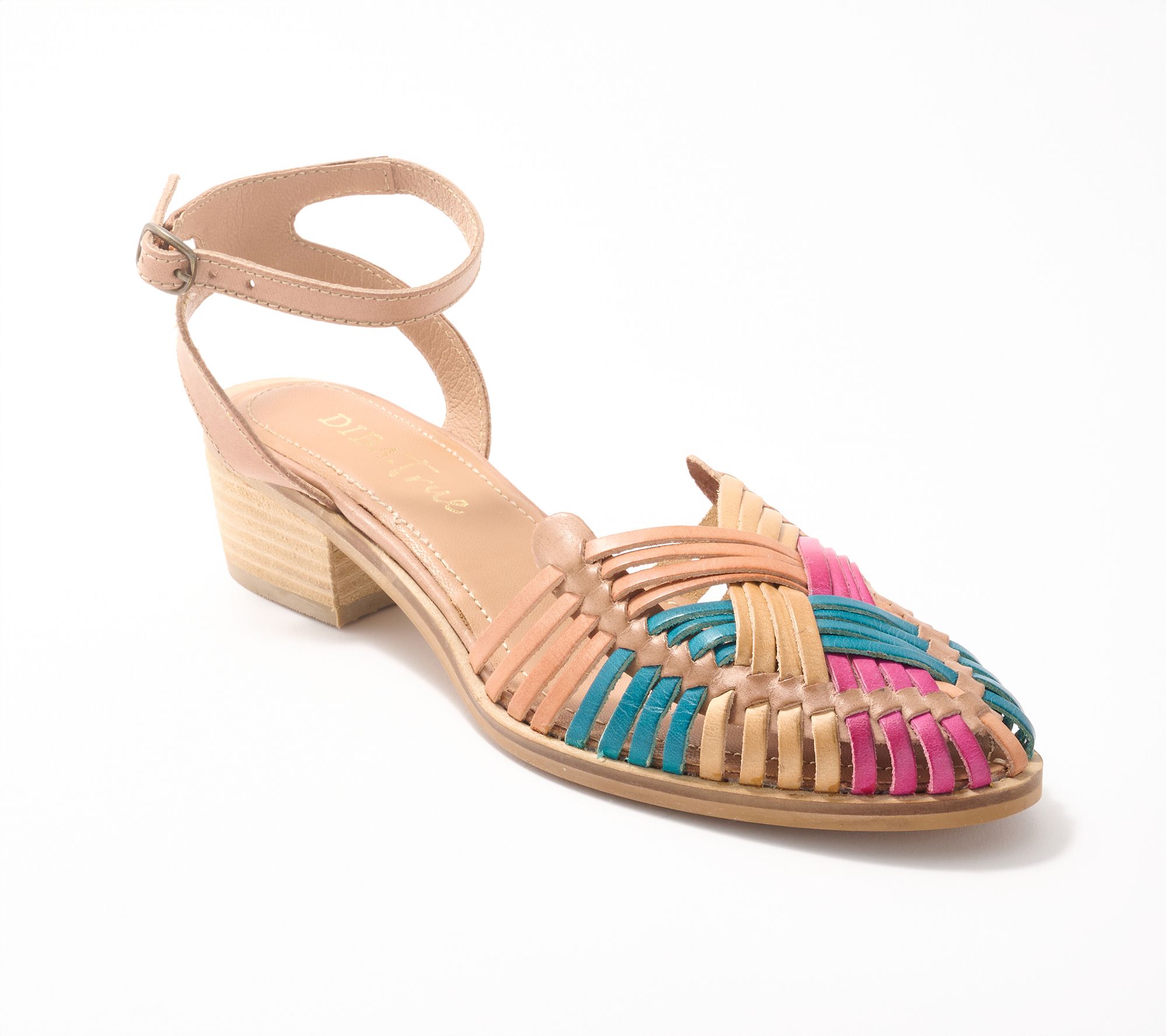 Diba True Leather Heeled Sandals -Shootin Star