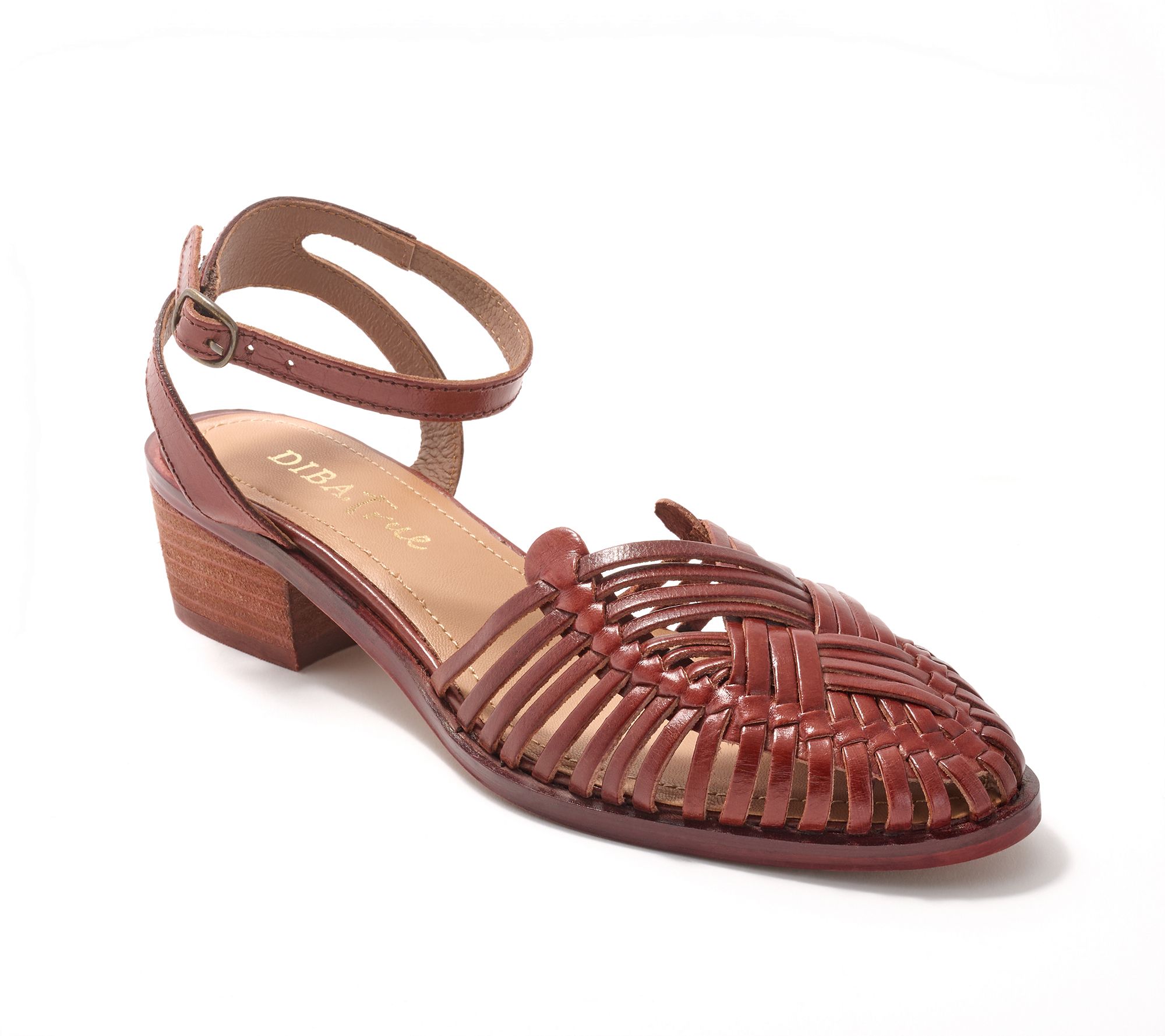 Diba True Leather Heeled Sandals -Shootin Star