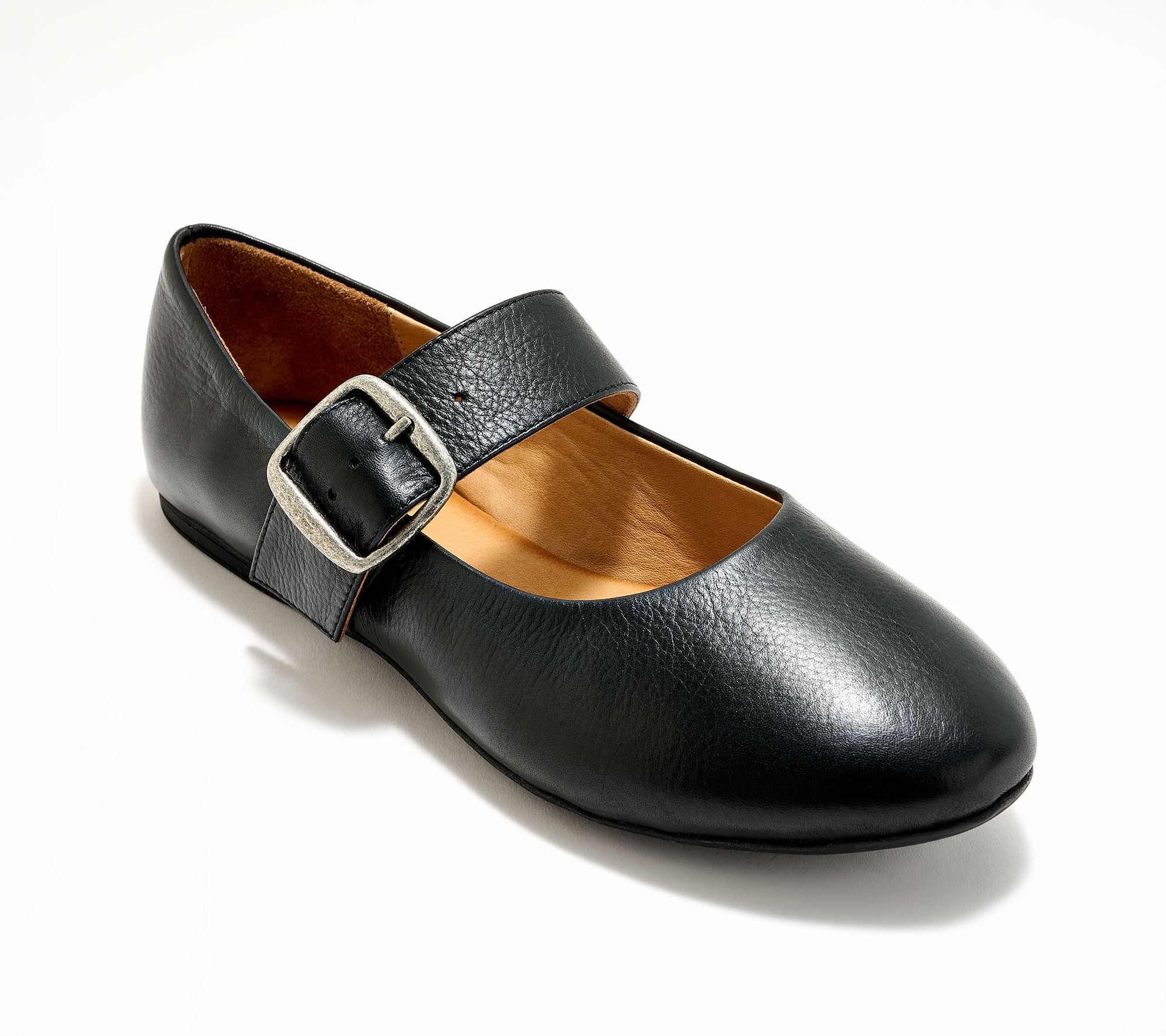 "As Is" Miz Mooz Leather Mary Jane Flats - Kaity