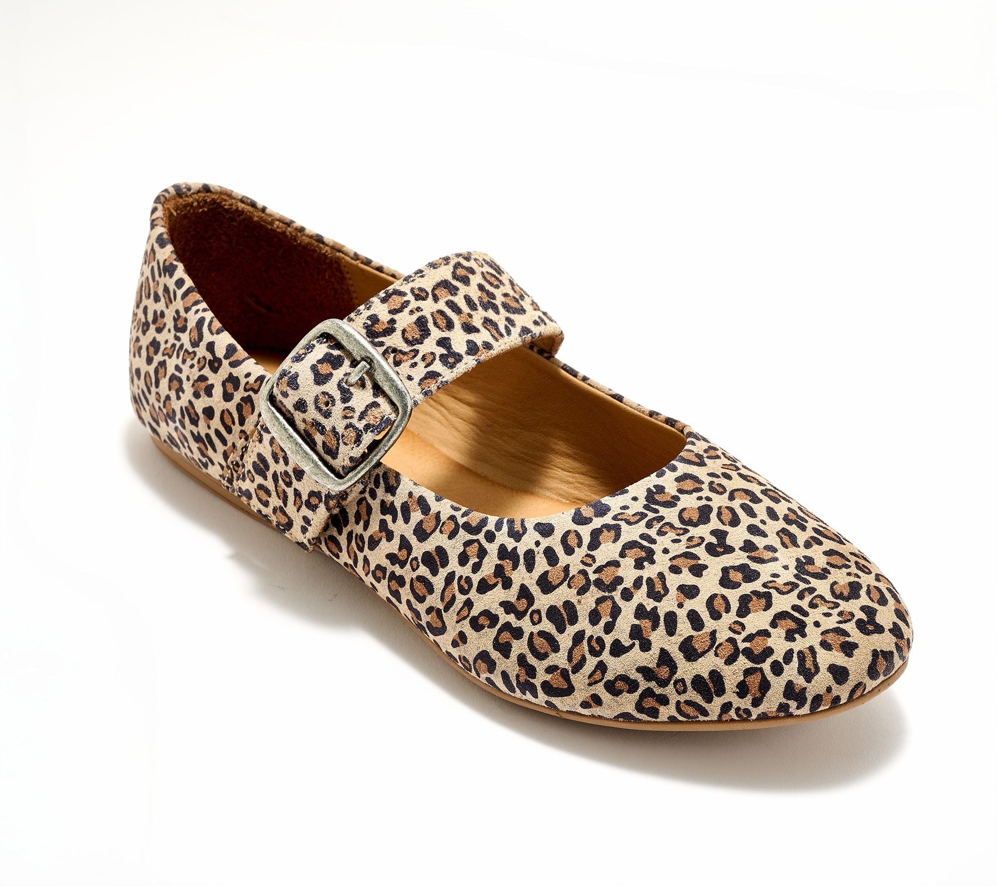 "As Is" Miz Mooz Leather Mary Jane Flats - Kaity