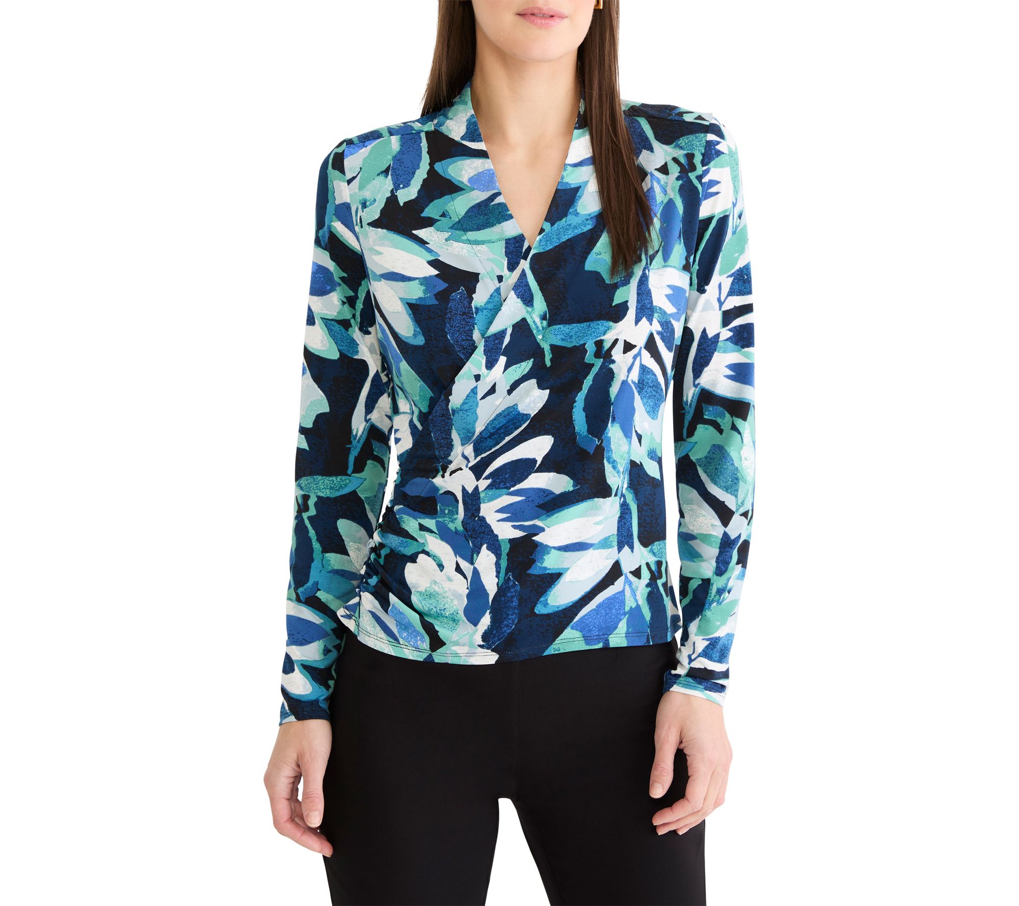 NIC+ZOE Giverny Knit Wrap Top