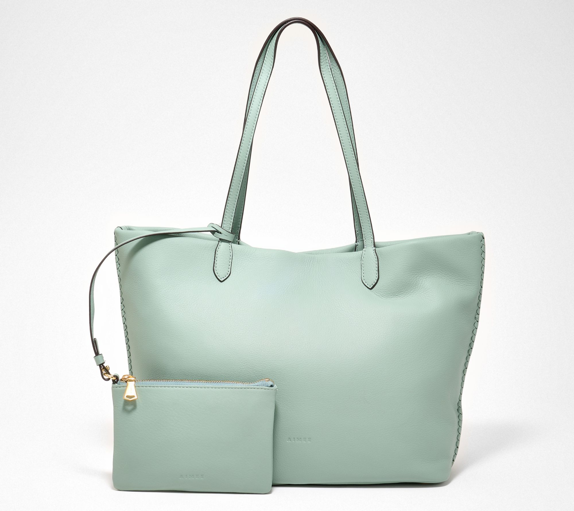 "As Is" Aimee Kestenberg All for Love Convertible Leather Shopper