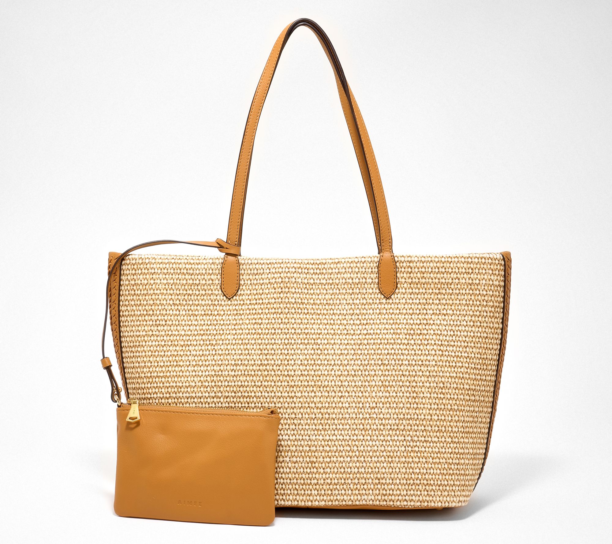 "As Is" Aimee Kestenberg All for Love Convertible Leather Shopper