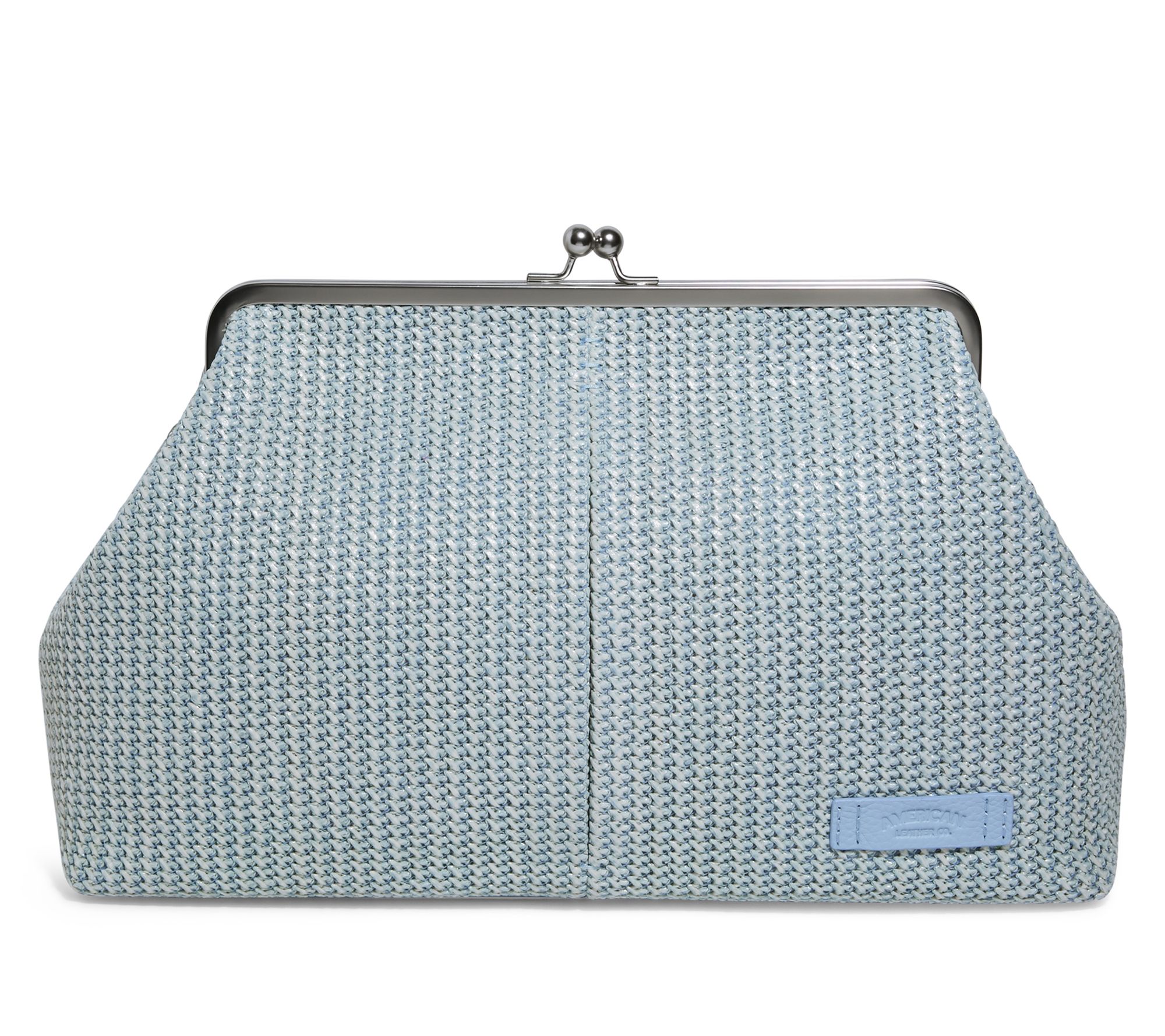 American Leather Co. Grace Frame Leather Kisslock Clutch
